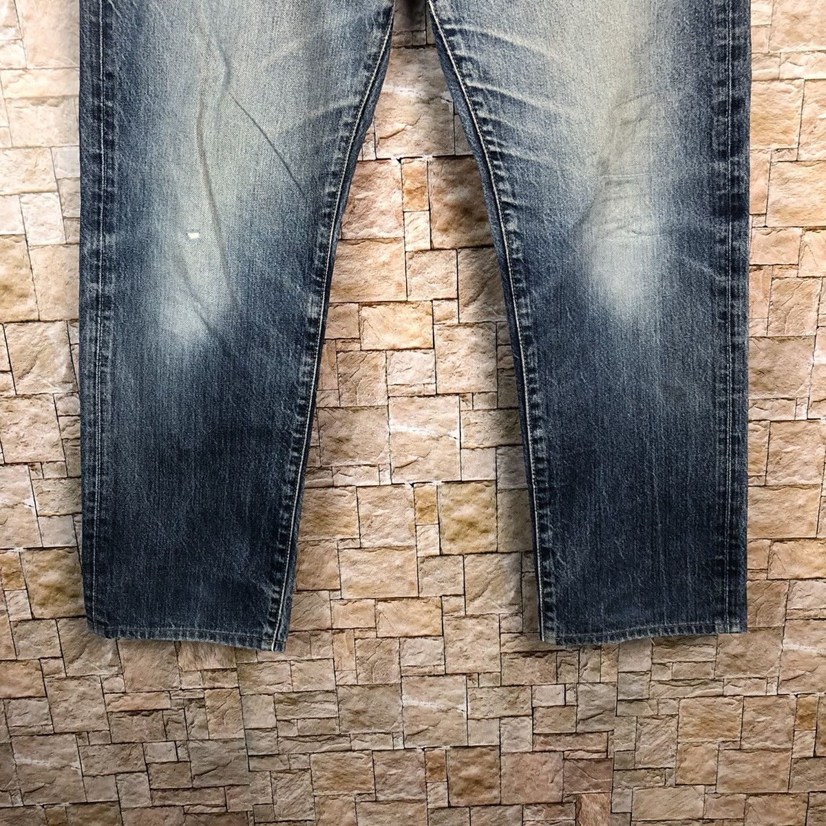 Uniqlo Uniqlo vintage Jeans faded Blue Denim Pants #7578 Size US 32 / EU 48 - 7 Thumbnail