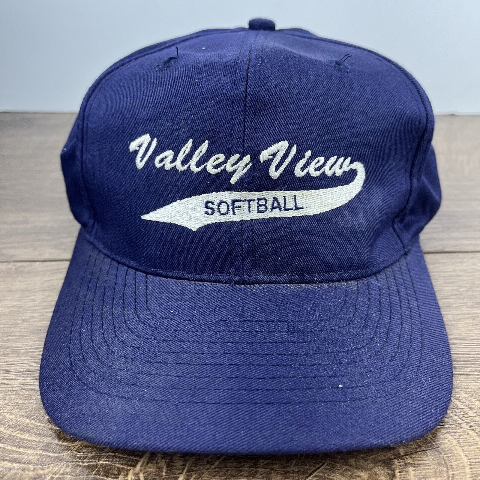 Other Valley View Softball Hat Blue Snapback Cap Adjustable Blue A Size ONE SIZE - 3 Thumbnail