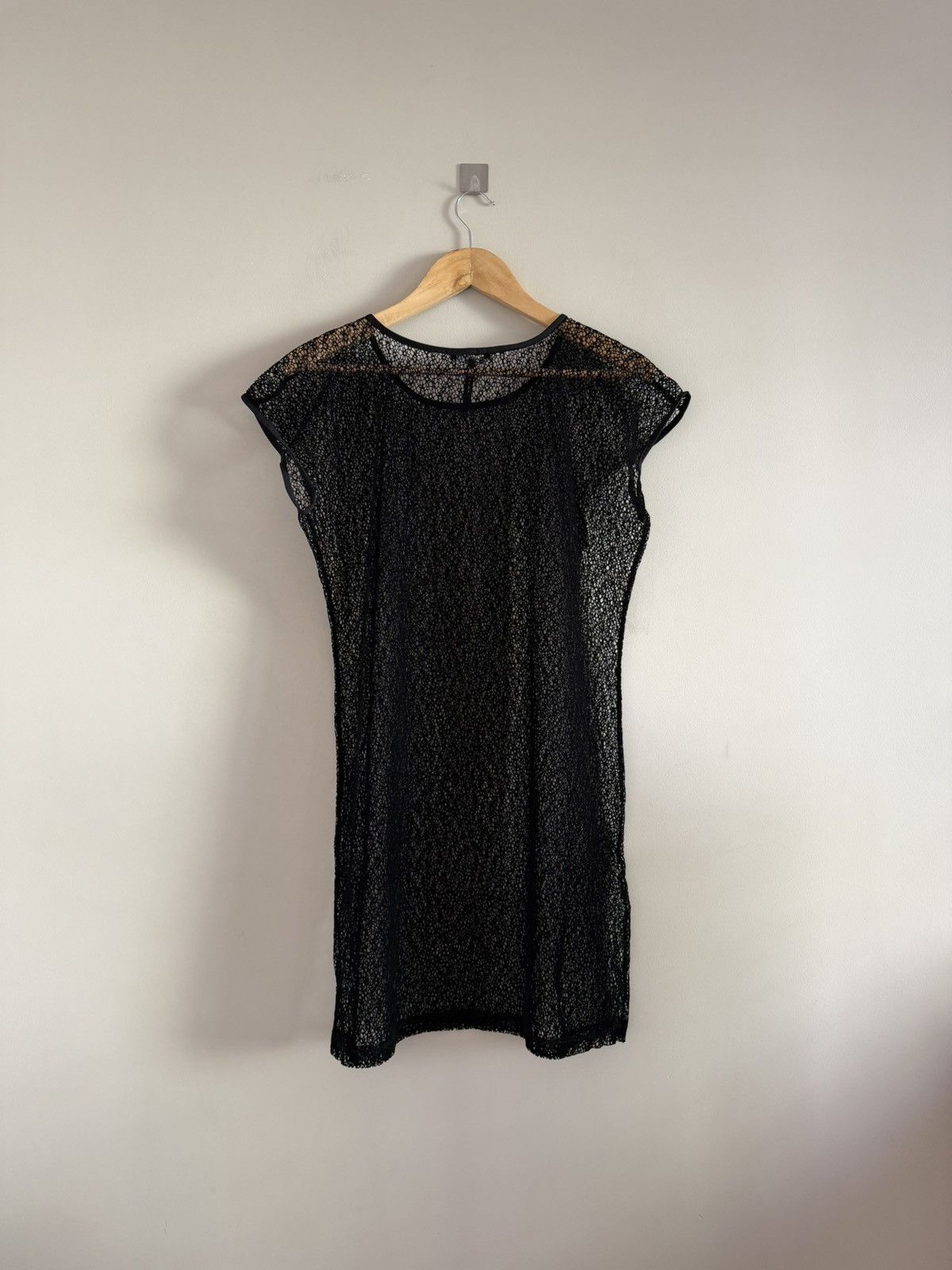 Sarah Pacini Sarah Pacini Sheer Mesh Black Dress Top Size M / US 6-8 / IT 42-44 - 7 Thumbnail