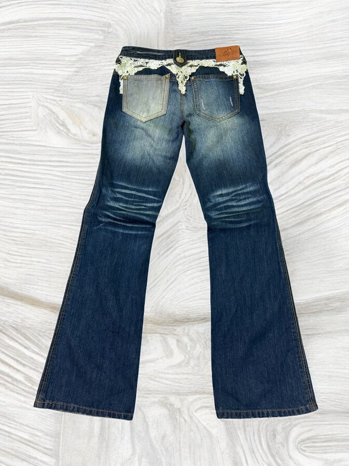 Karl Kani Flared KARL KANI Studded with Lace Detailing Size US 29 - 1 Thumbnail