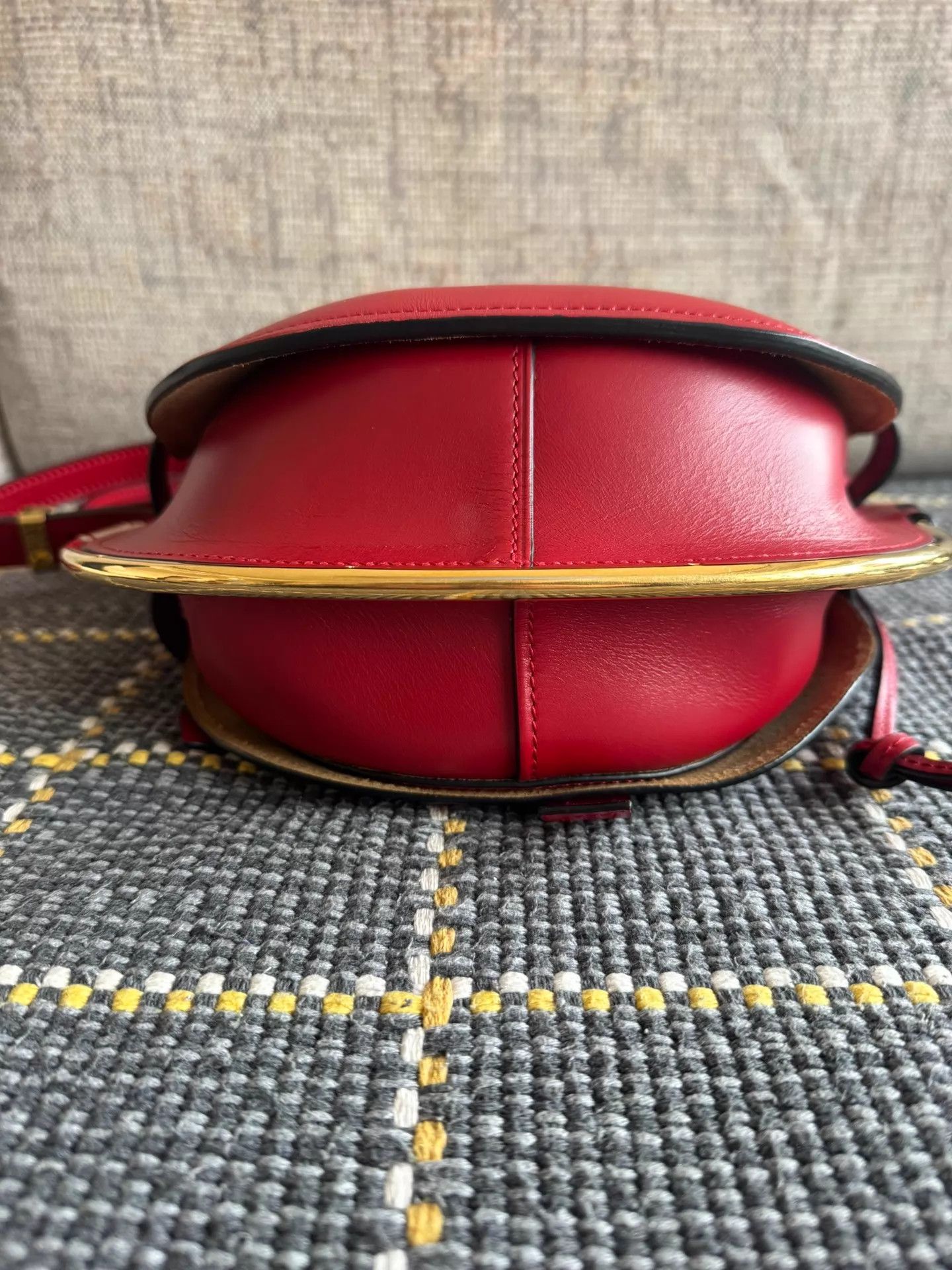 Loewe LOEWE Gate Small Burgundy Red Hardly Used Crossbody Size ONE SIZE - 5 Thumbnail