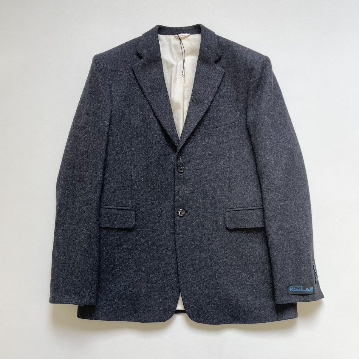 Raf Simons A/W 2020 Charcoal Grey Wool Blazer Size 38R - 16 Thumbnail