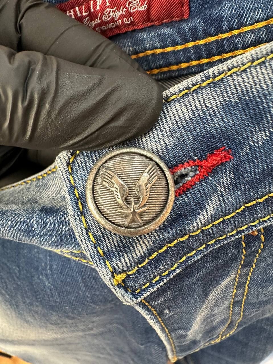 Philipp Plein Philipp Plein Illegal Fight Club Cowgirl Pants Distressed Size 32" / US 10 / IT 46 - 15 Thumbnail