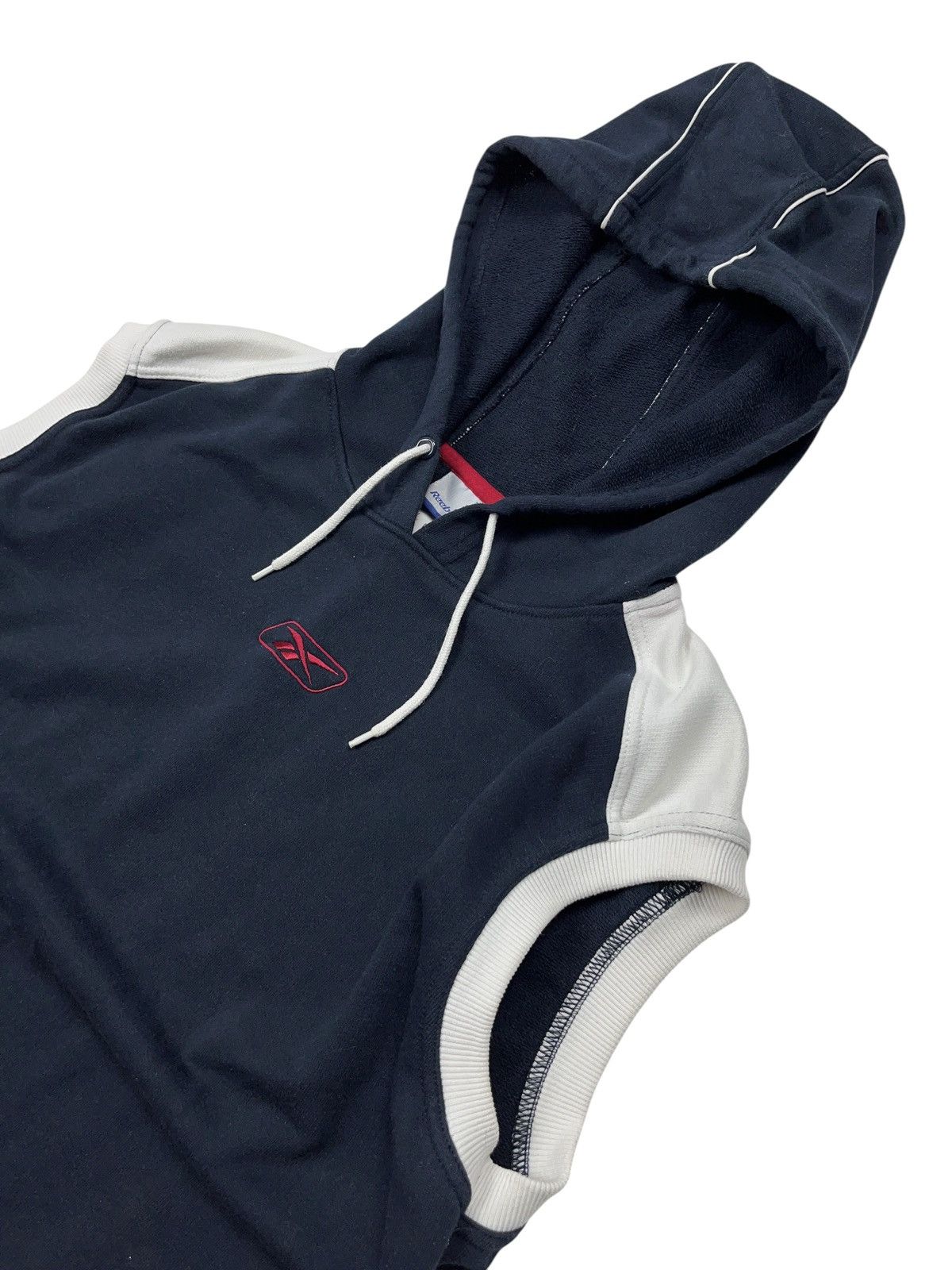 Reebok × Vintage Vintage y2k Reebok Hooded Vest Embroidered Big Logo Size US M / EU 48-50 / 2 - 3 Thumbnail