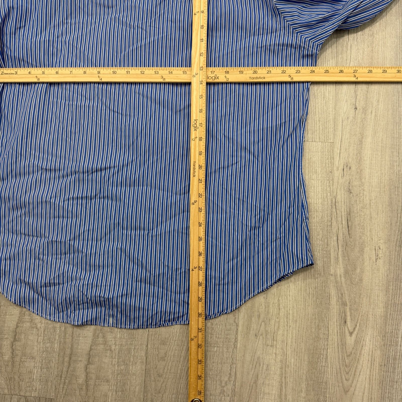 Polo Ralph Lauren Vintage Polo Ralph Lauren Regent Shirt Men's 17 34/35 Blue Size US XL / EU 56 / 4 - 6 Thumbnail