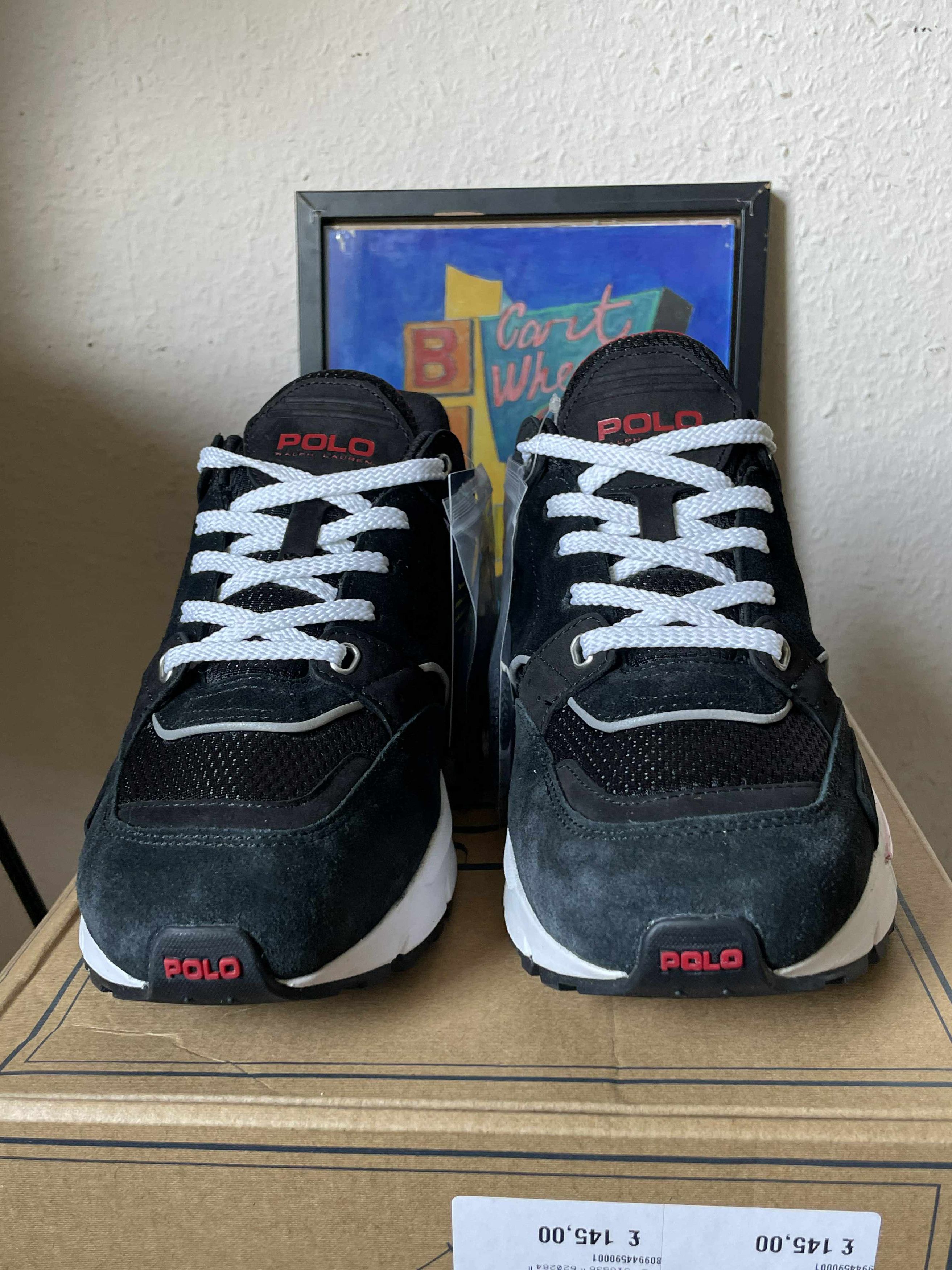 Polo Ralph Lauren Polo Ralph Lauren Trackstar Sneakers Trainers US 9 Leather Size US 9 / EU 42 - 6 Thumbnail