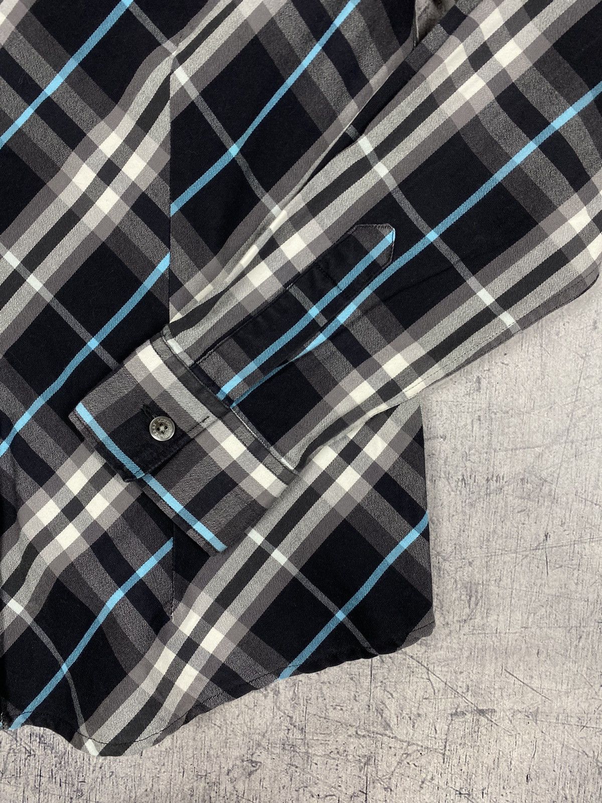 Burberry Vintage Burberry Plaid Nova Check Luxury Button Up Shirt og Size M / US 6-8 / IT 42-44 - 6 Thumbnail