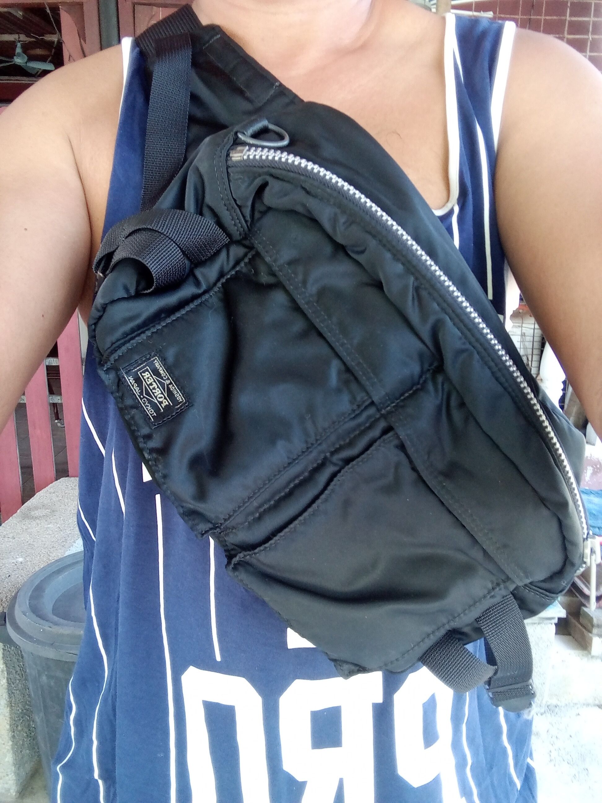 Porter Porter yoshida tanker black waist bag Size ONE SIZE - 9 Thumbnail