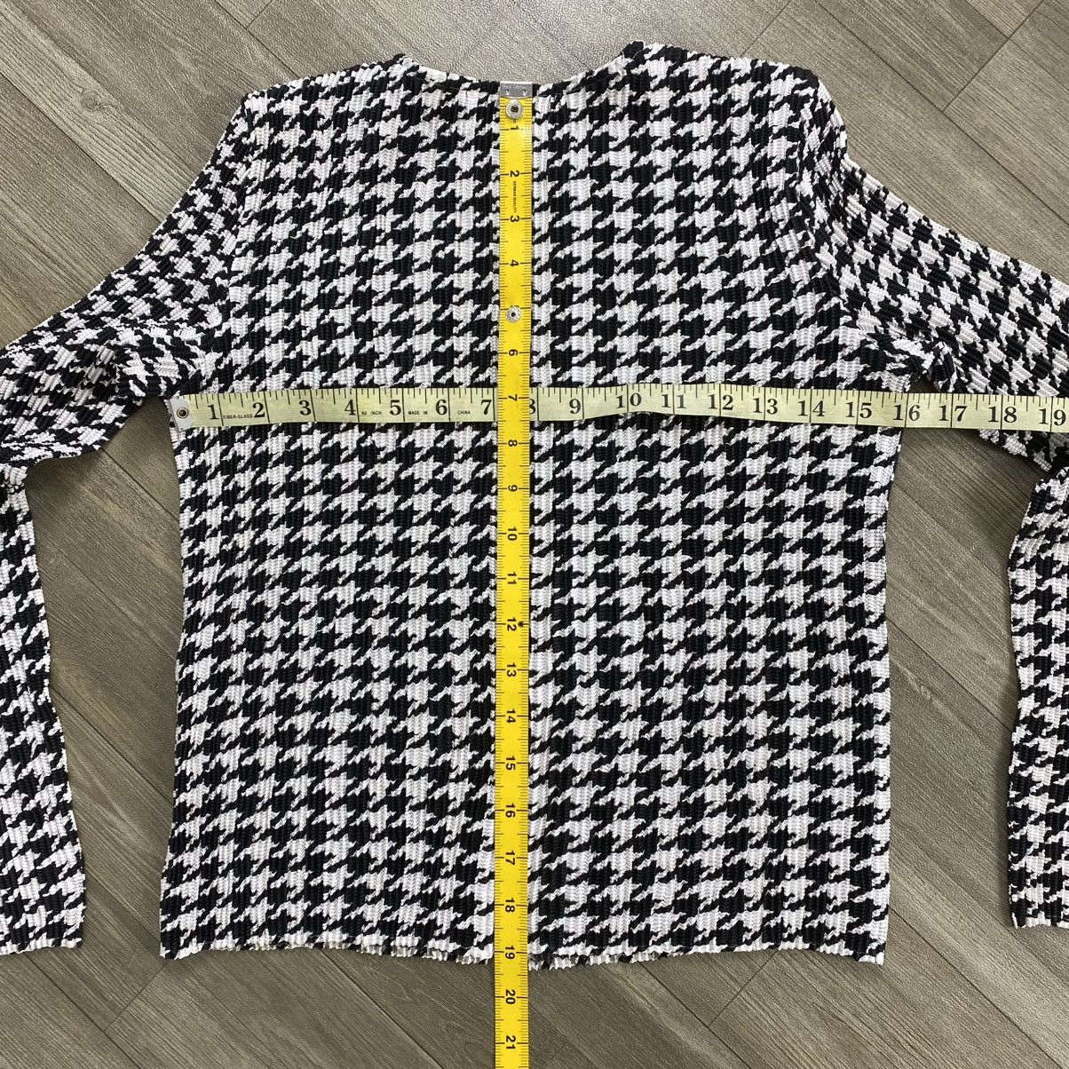 Issey Miyake Pleats Please Issey Miyake Specchio Houndstooth Cardigans Size XS / US 0-2 / IT 36-38 - 13 Thumbnail