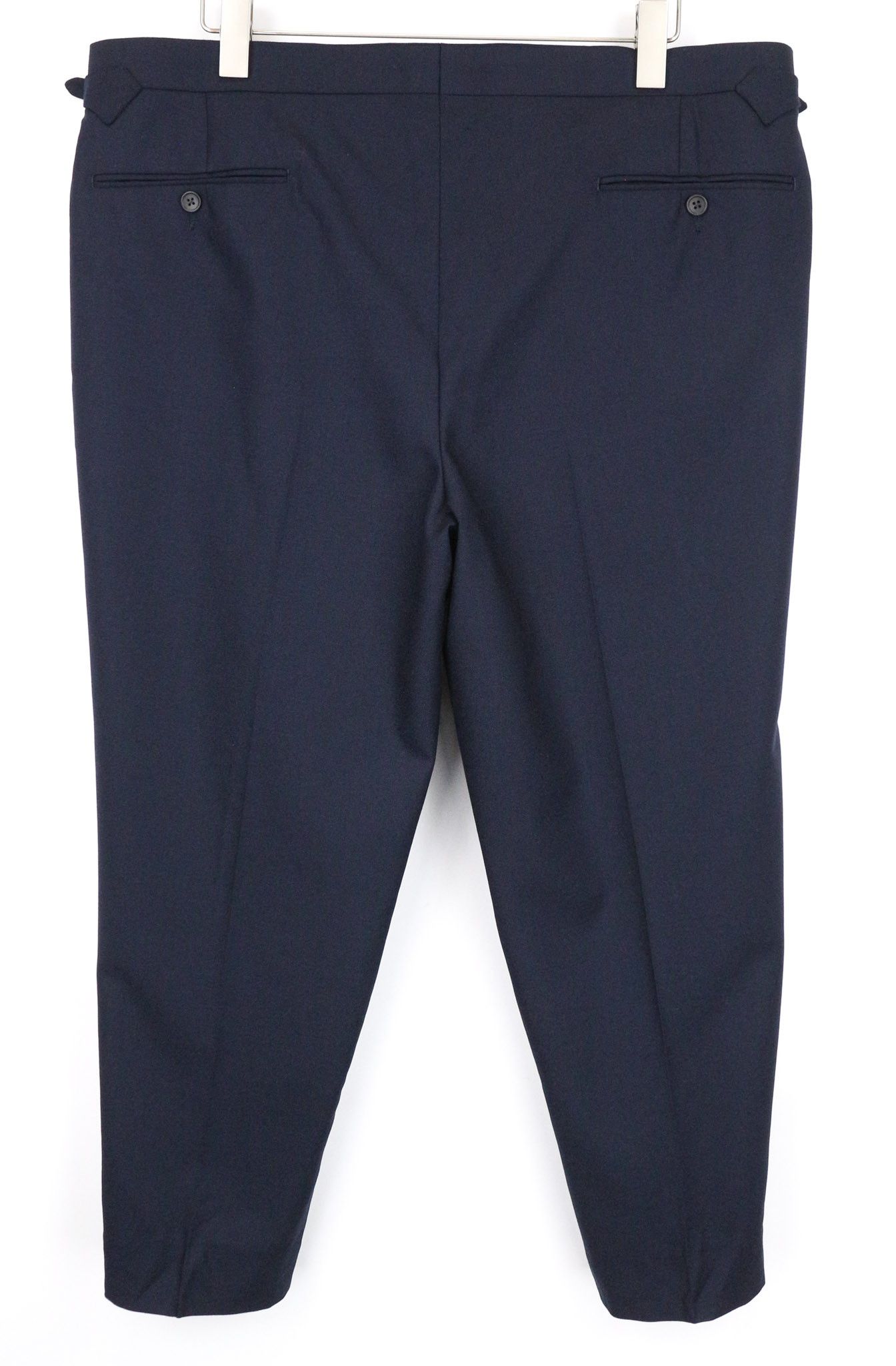 Suitsupply VIGO UK40R Navy Wool Pleated Trousers 75121 Size 40R - 2 Thumbnail