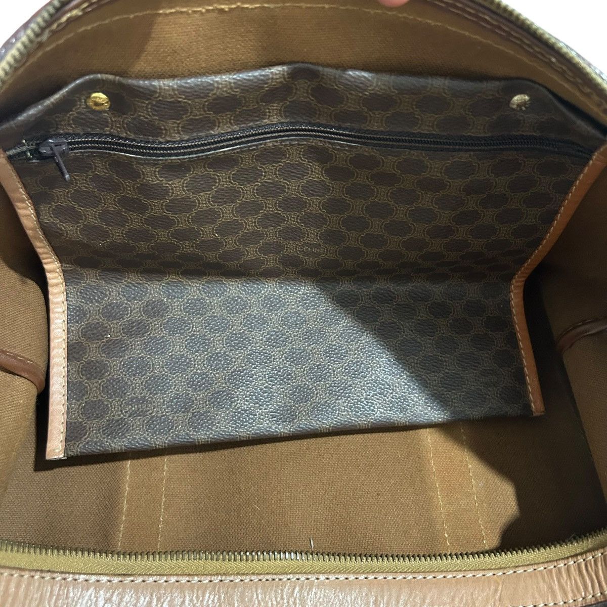 Celine × Vintage 🔥RARE🔥CELINE VINTAGE MONOGRAM DUFFLE TRAVEL BAG Size ONE SIZE - 13 Thumbnail