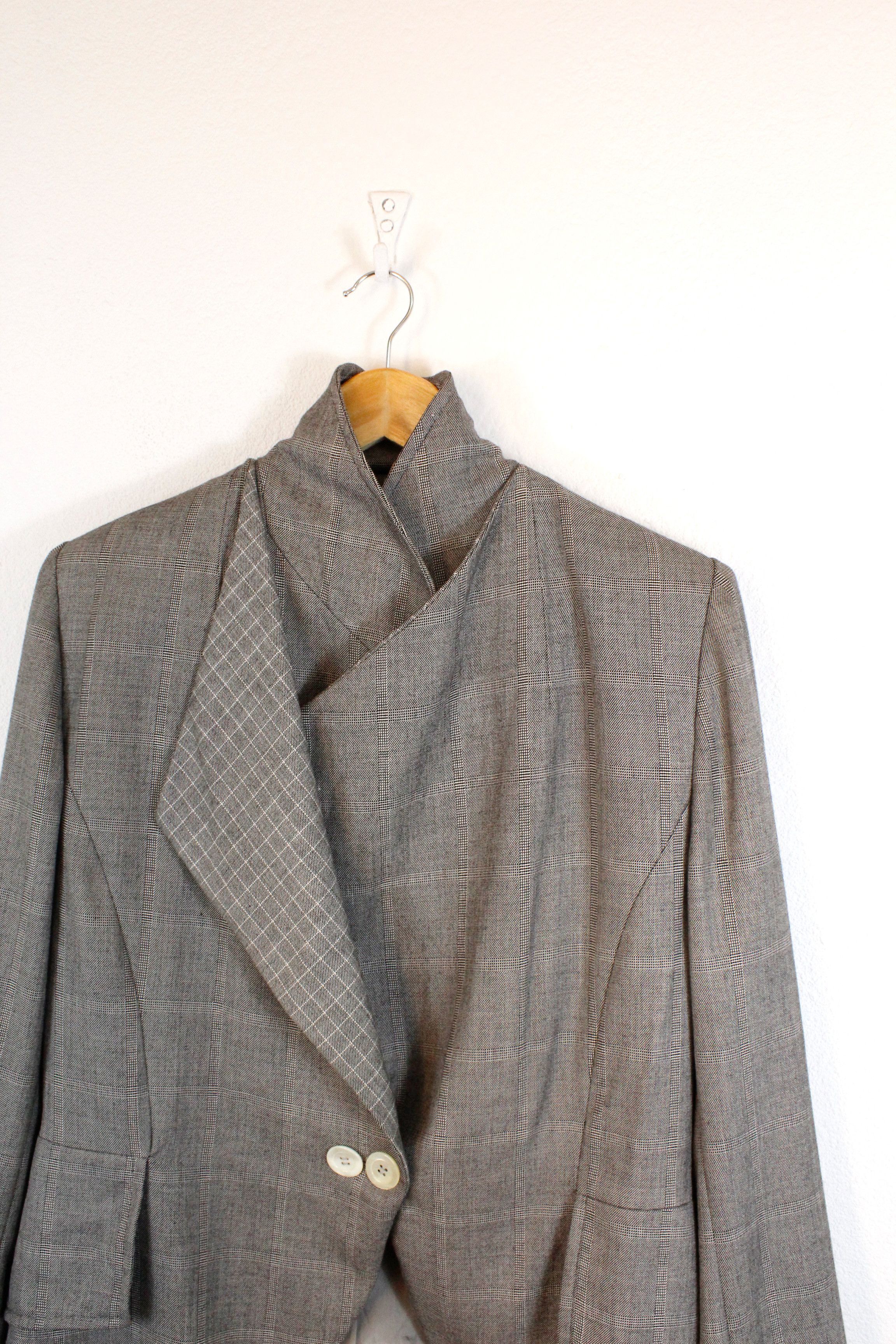 Nina Ricci Womens Nina Ricci Gray Wool Blazer Jacket 42 size Size M / US 6-8 / IT 42-44 - 4 Thumbnail