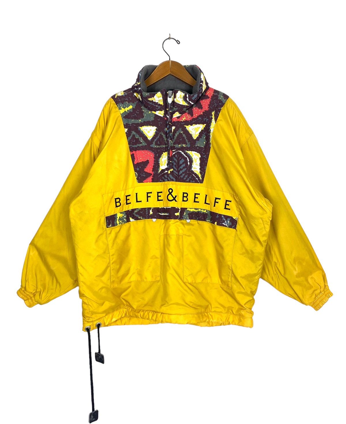 Japanese Brand Rare‼️ Belfe & belfe Jacket Big Logo Hoodie Made in Japan Size US M / EU 48-50 / 2 - 1 Thumbnail