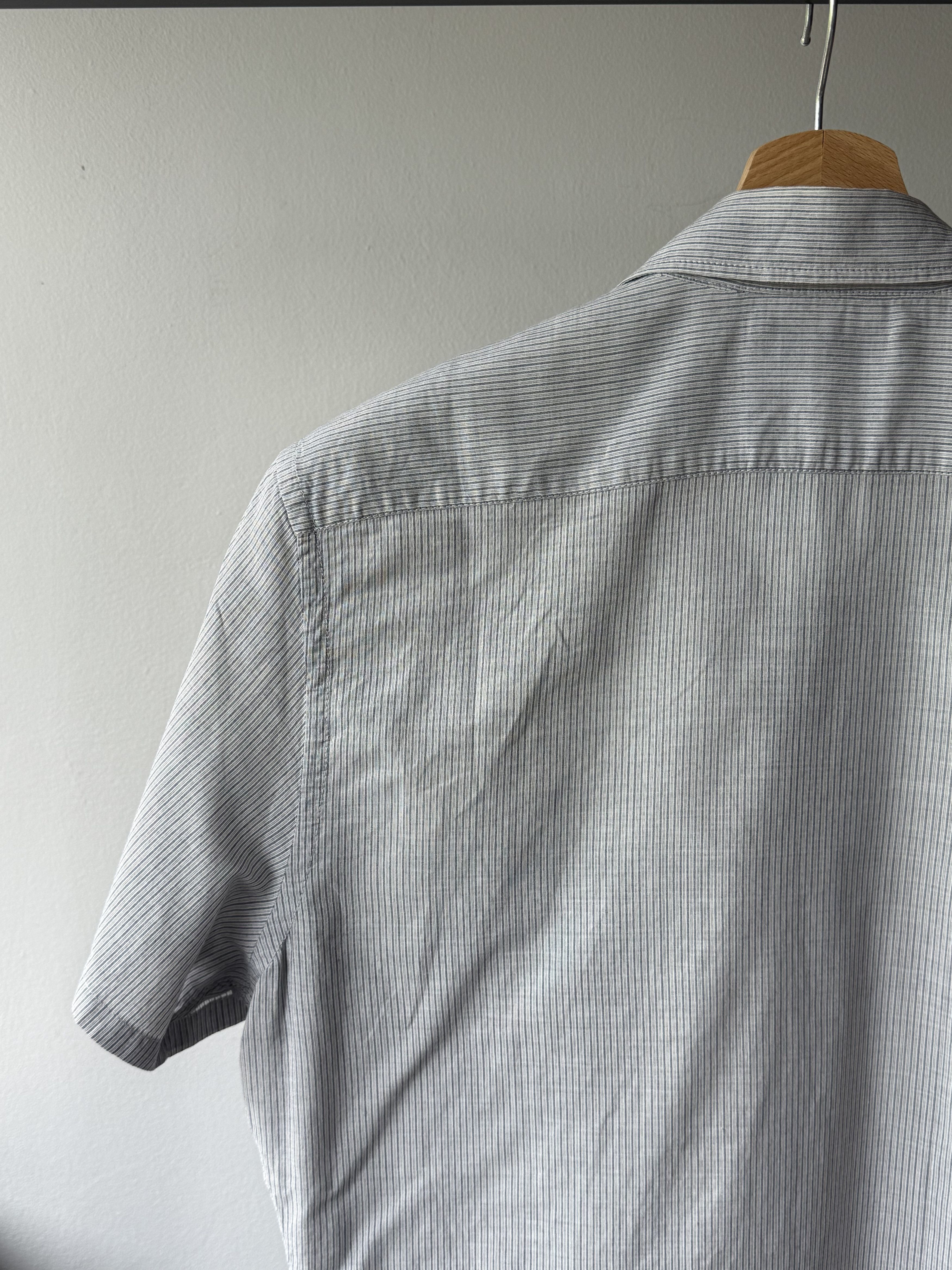 Prada Prada Casual Striped Cotton Short Sleeve Tab Pocket Shirt Size US M / EU 48-50 / 2 - 7 Thumbnail