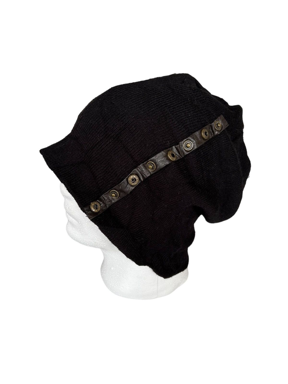 14th Addiction × Japanese Brand × Seditionaries Punk Bondage Style big Beanie Hats☠️☠️ Size ONE SIZE - 4 Thumbnail