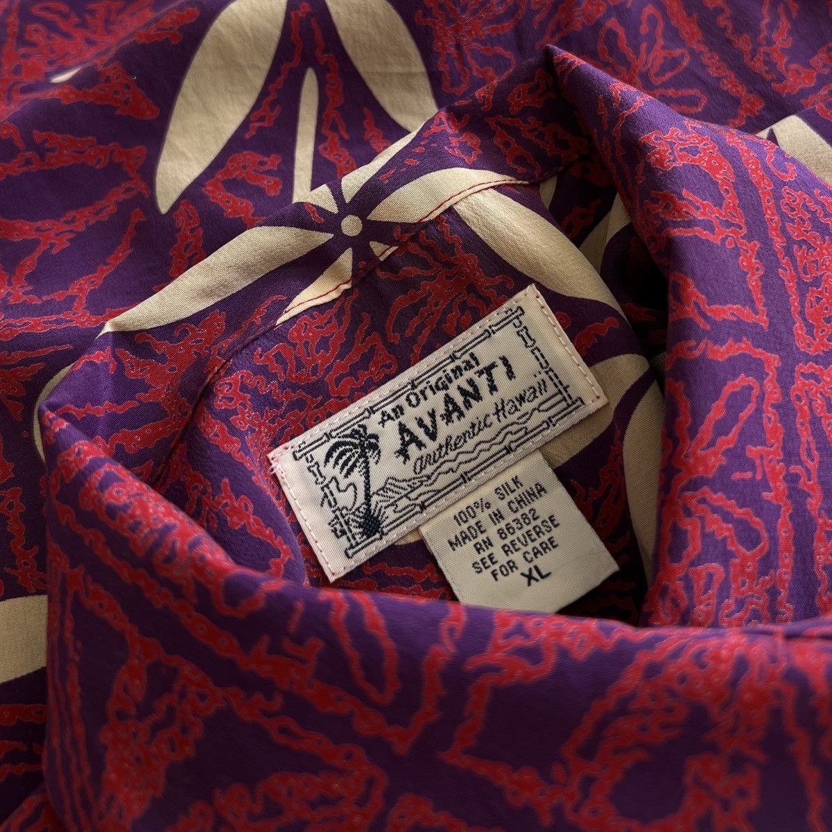 Other AVANTI BLUE HAWAII ELVIS PRESLEY SHIRT Size XL / US 12-14 / IT 48-50 - 7 Thumbnail
