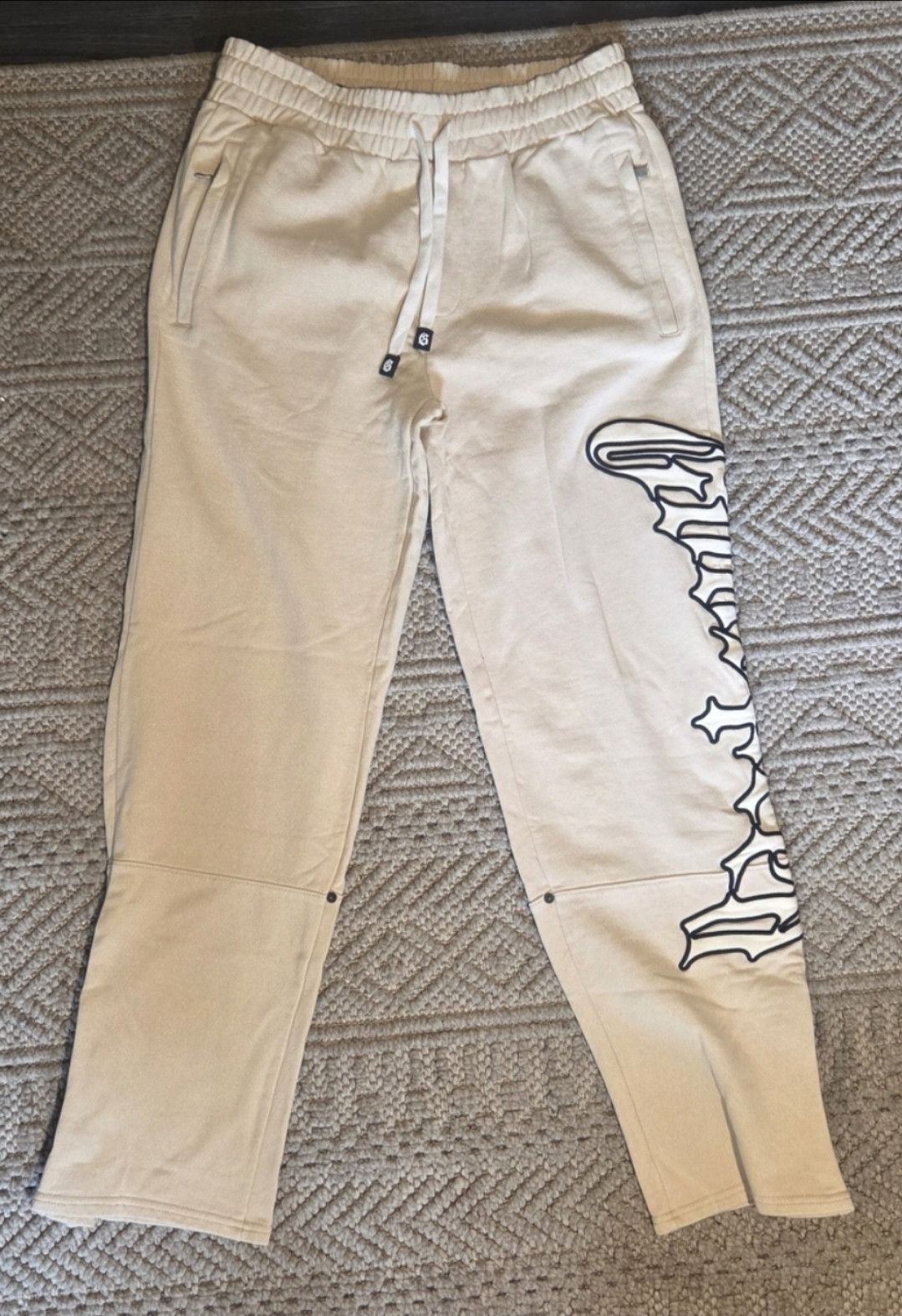 Godspeed Godspeed OG Logo Sweatpants V2 Cream Size Large NWTT Size US 36 / EU 52 - 1 Thumbnail