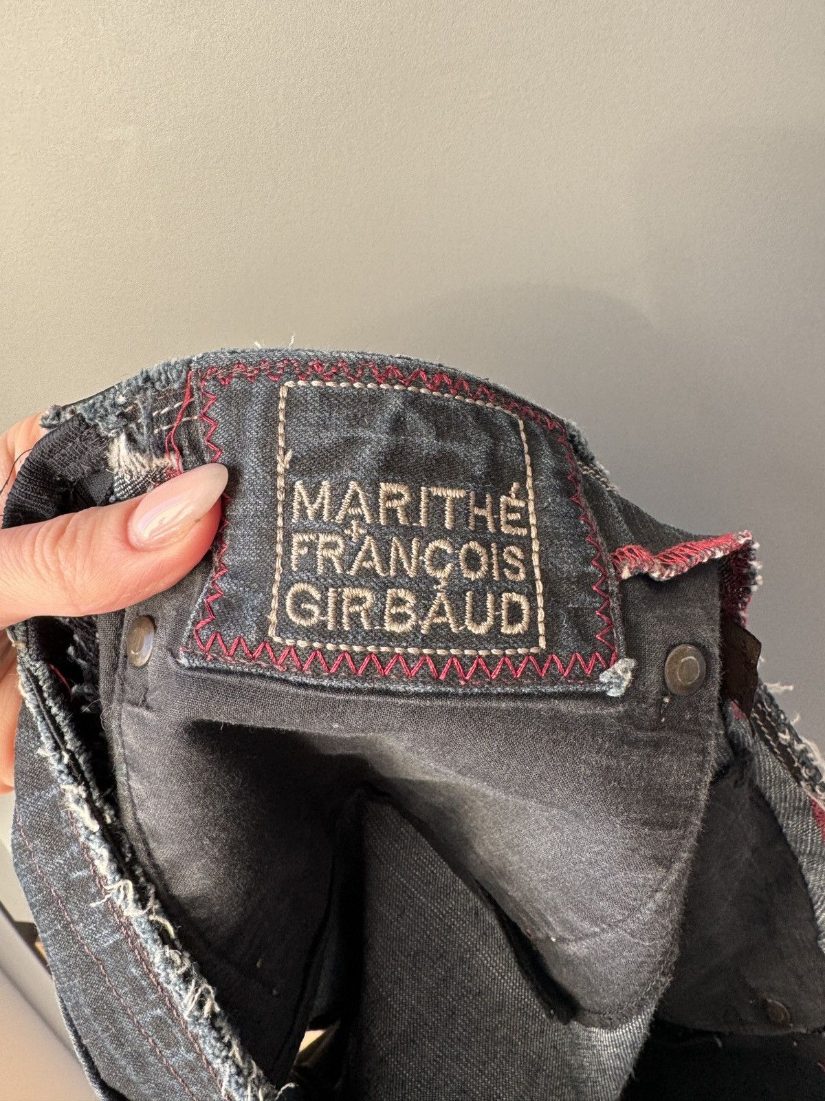 Japanese Brand × Marithe + Francois Girbaud Vintage Marithe Francois Girbaud Designer y2k Cropped Skirt Size 27" / US 4 / IT 40 - 5 Thumbnail