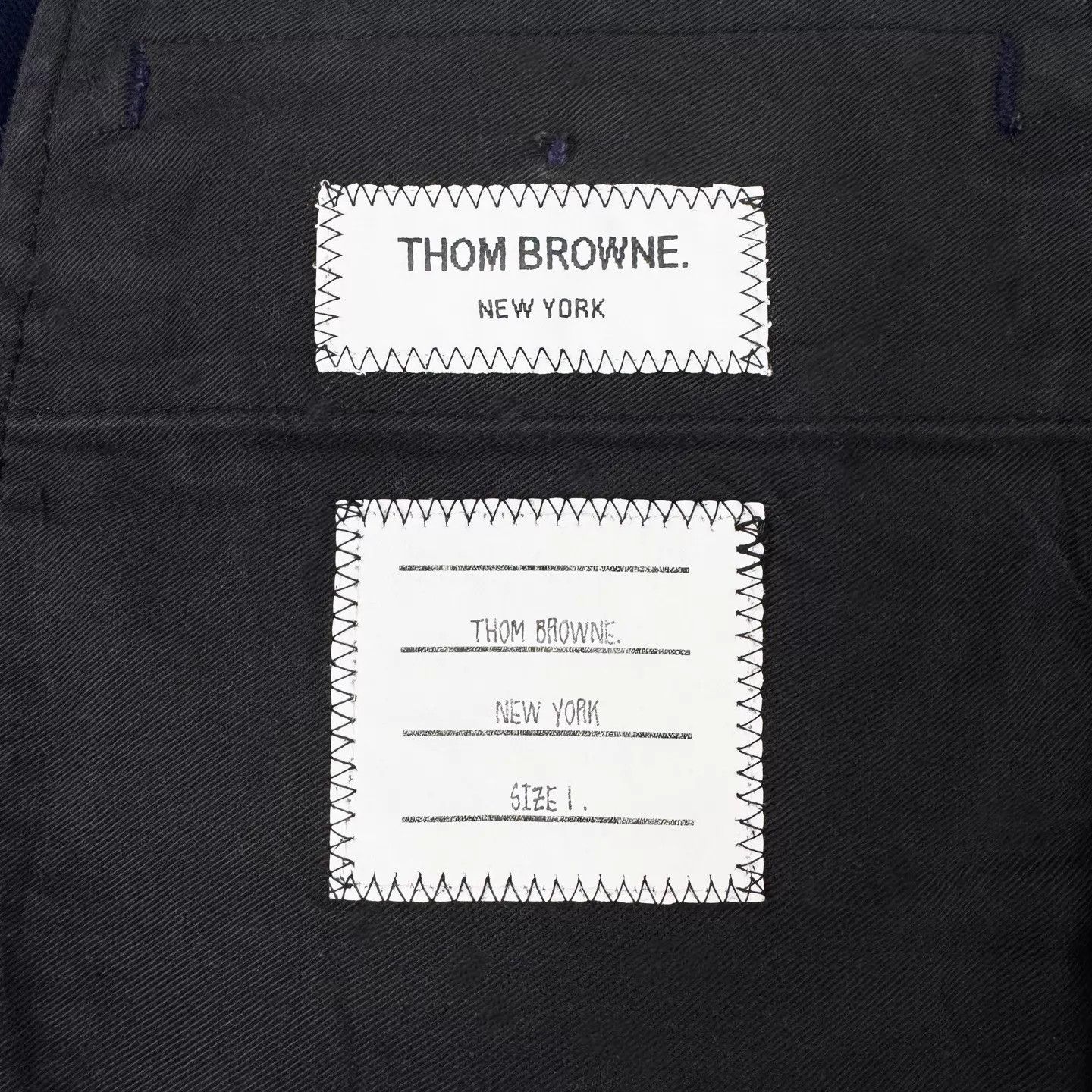 Thom Browne Thom Browne Navy 4-Stripe Pants Size 1 Anchor Gold Buttons Size US 29 - 4 Thumbnail