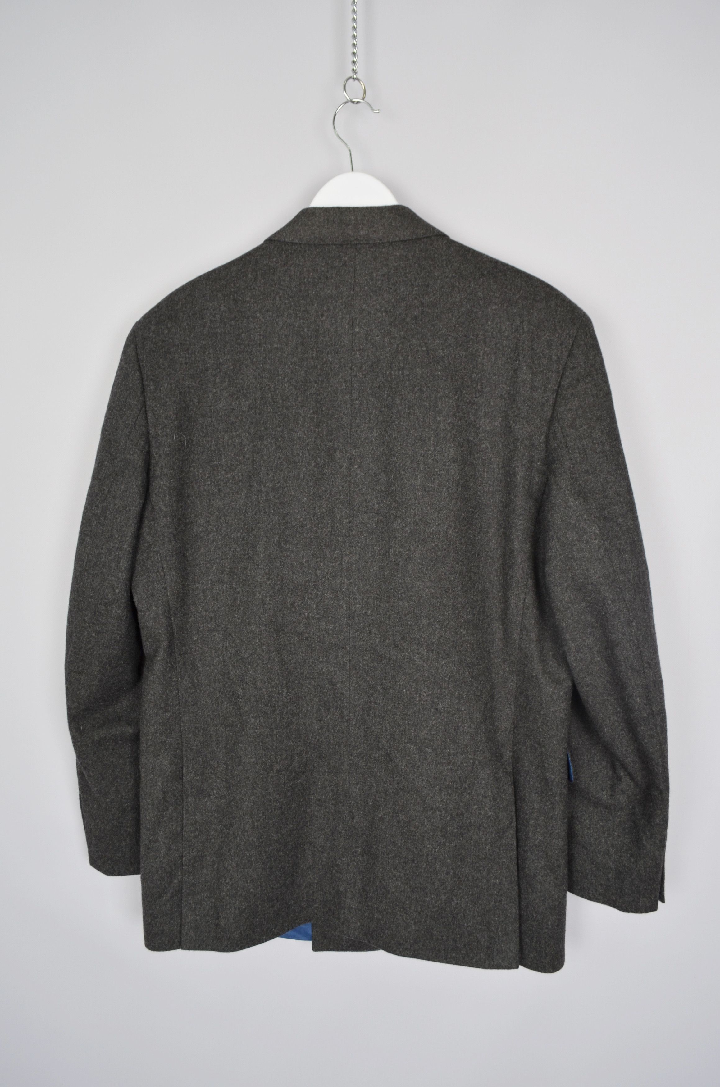 DAKS × Designer DAKS London Vintage Wool Dobuel Breasted Jacket US40/EU50 Size 40R - 3 Thumbnail