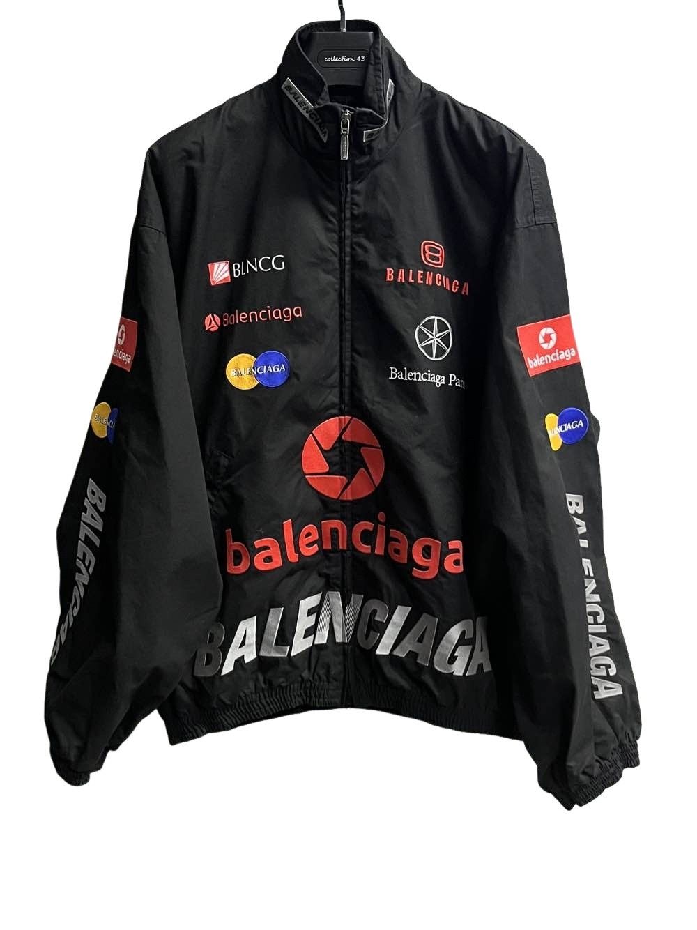 Balenciaga SS17 Demna Power Shoulder Cropped Track Jacket | Grailed
