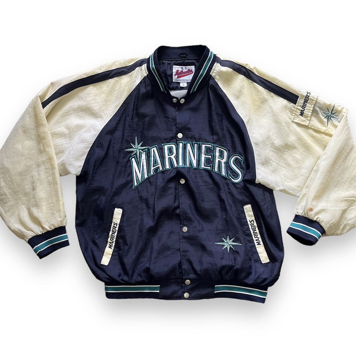 MLB Vintage MLB Seattle Mariners Sweater Light Jacket Size US L / EU 52-54 / 3 - 1 Thumbnail