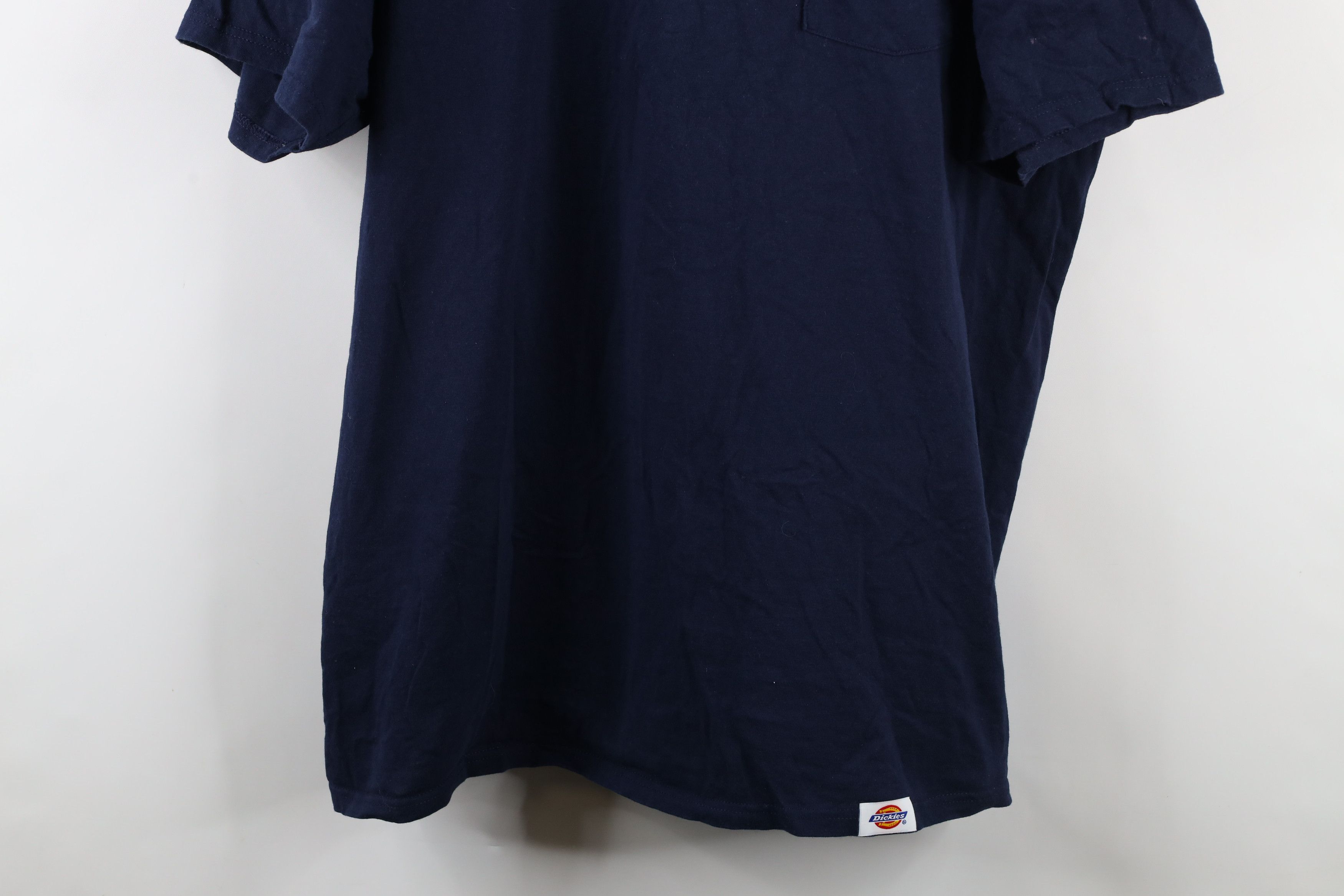 Dickies × Vintage Vintage 90s Dickies Short Sleeve Pocket T-Shirt Blue Size US XXL / EU 58 / 5 - 3 Thumbnail