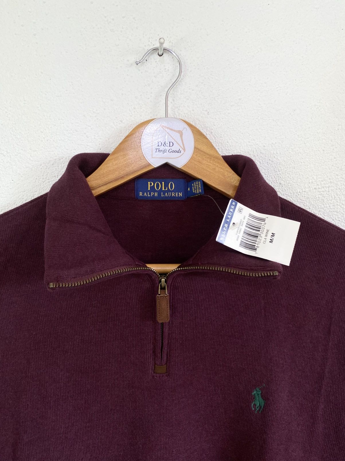 Polo Ralph Lauren Polo Ralph Lauren Quarter-Zip Sweatshirt — Wine Size US M / EU 48-50 / 2 - 3 Thumbnail
