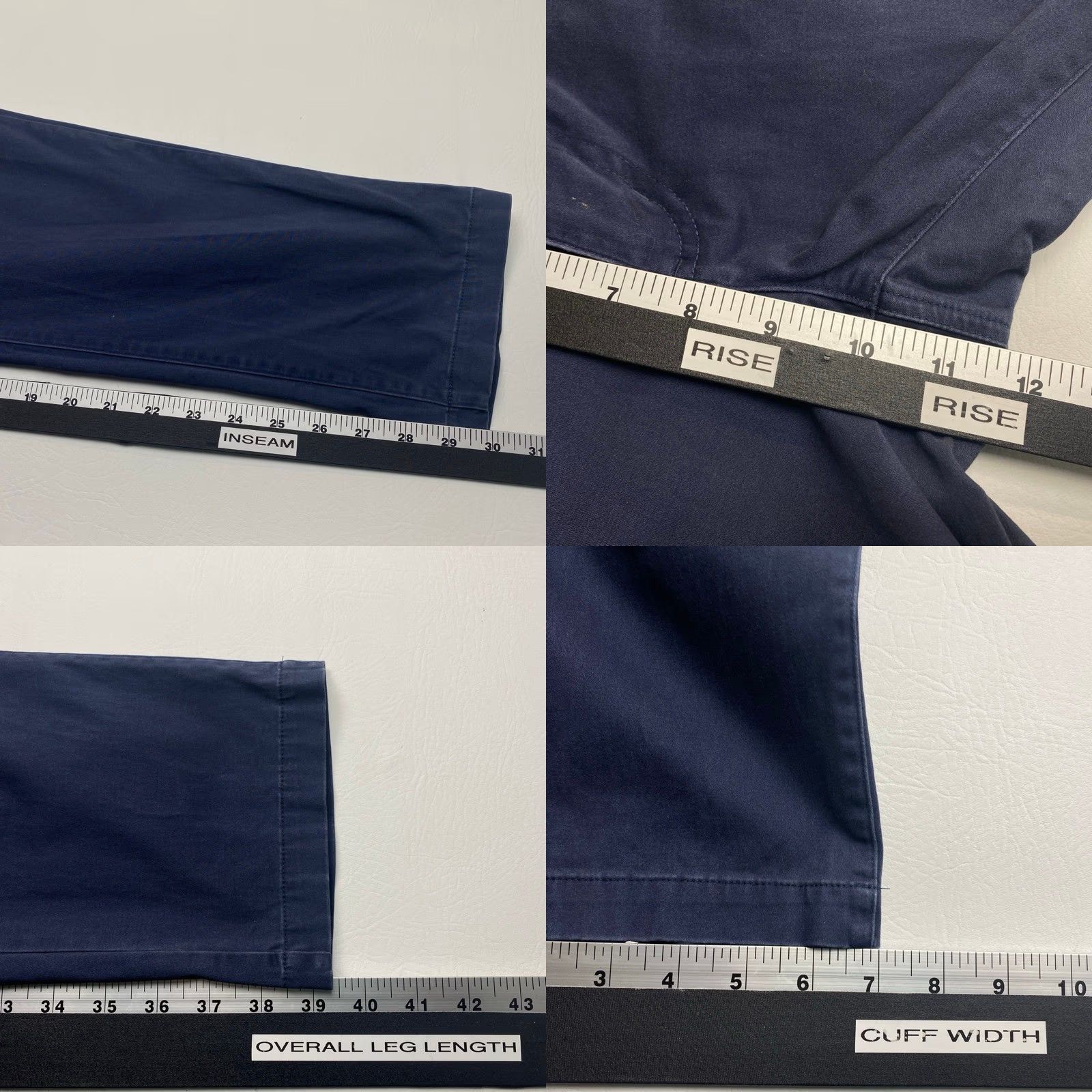 Vintage Hickey Freeman Chino Pants Men’s 34x30 Blue 5 Pocket Cotton Twill Jeans 8509 Size US 34 / EU 50 - 8 Thumbnail