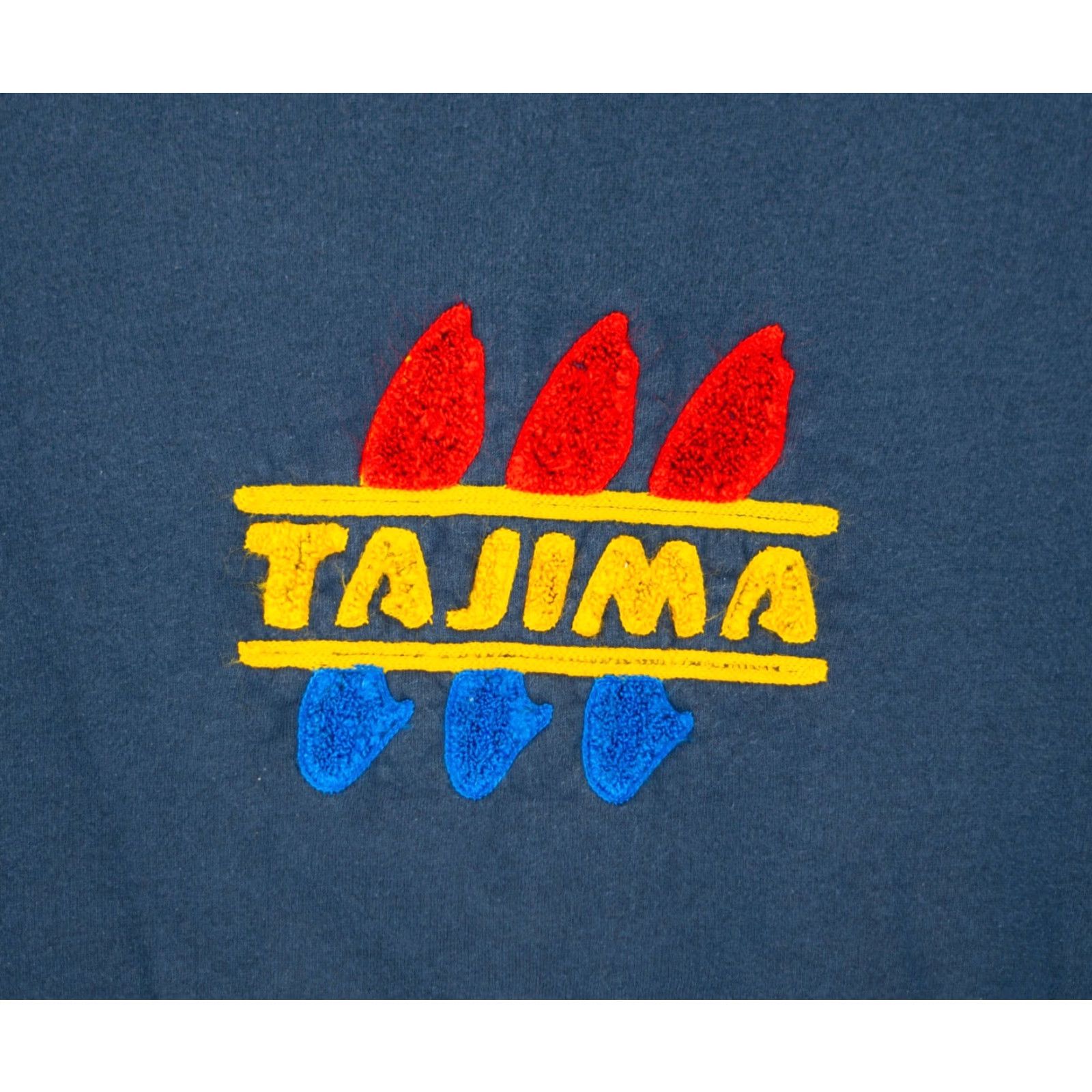 Fruit Of The Loom VINTAGE Tajima Embroidery Machine Sweatshirt Logo Size XL Blue 80's 90s USA Embroidered Fruit of the Loom Men Sweatshirt Size US XL / EU 56 / 4 - 2 Thumbnail