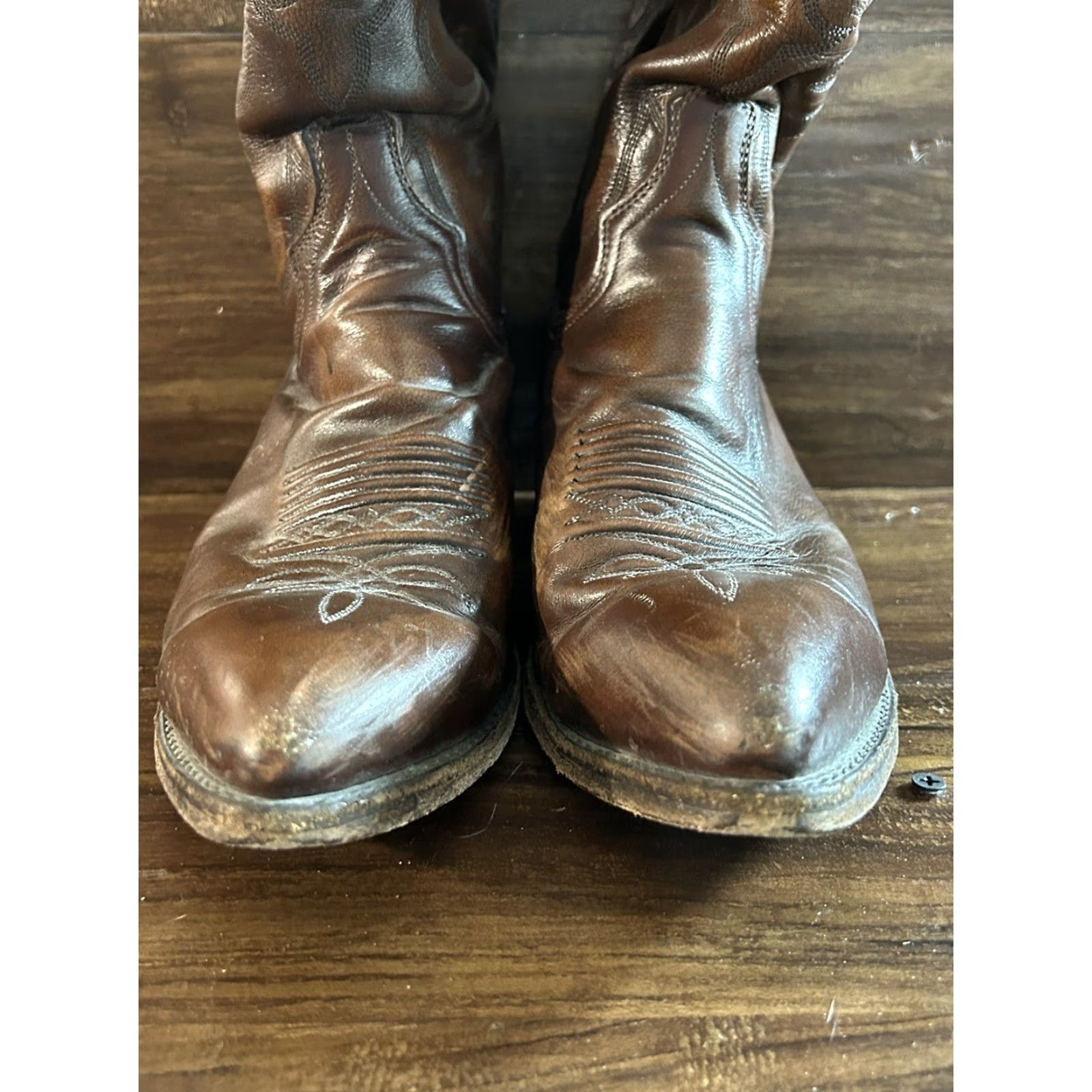 Dan Post Mens Dan Post Western Boots Brown Size 10.5 D Size US 11 / EU 44 - 6 Thumbnail