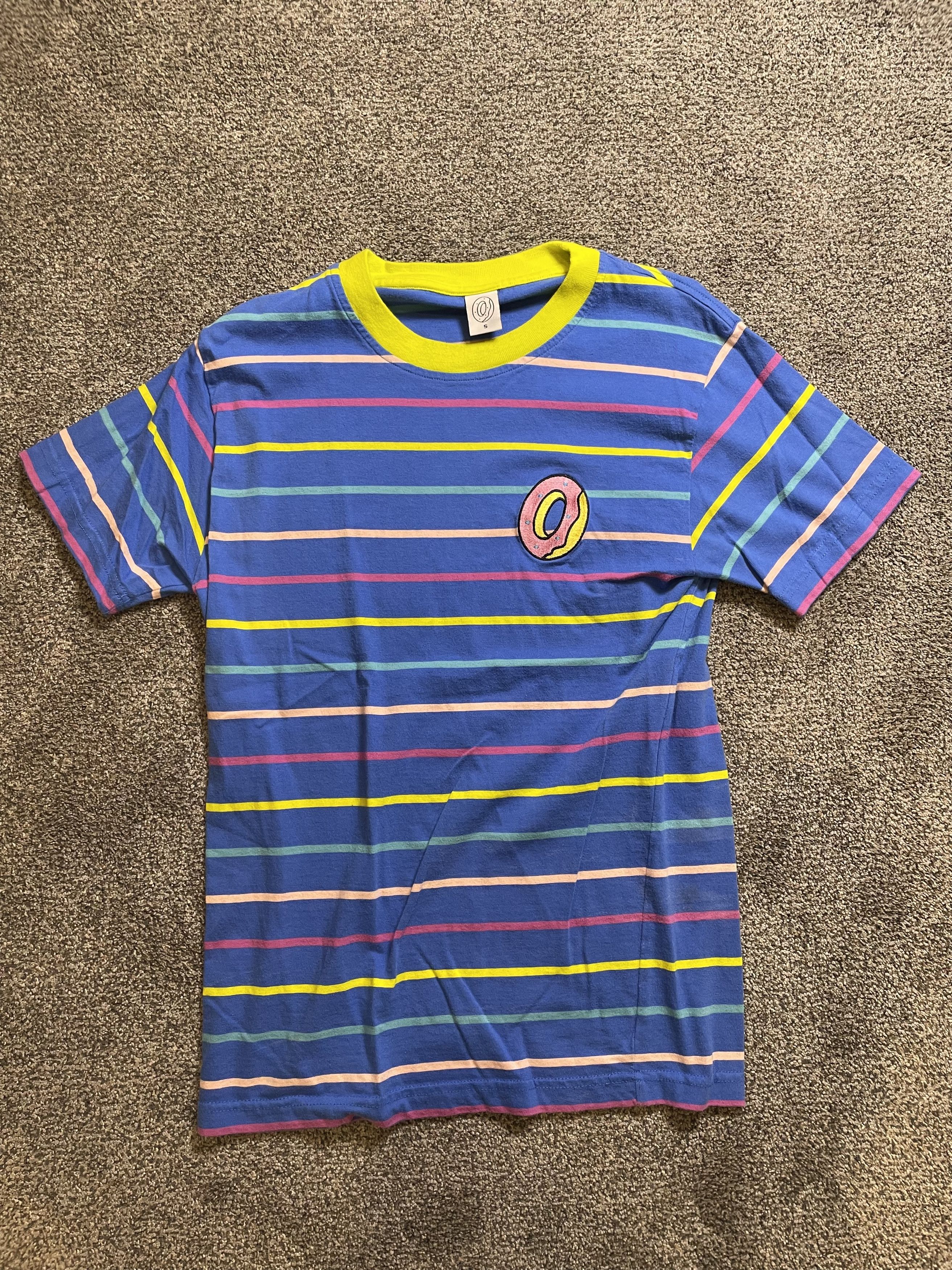 Odd Future Odd Future Blue Green Striped Tee Size US S / EU 44-46 / 1 - 1 Thumbnail