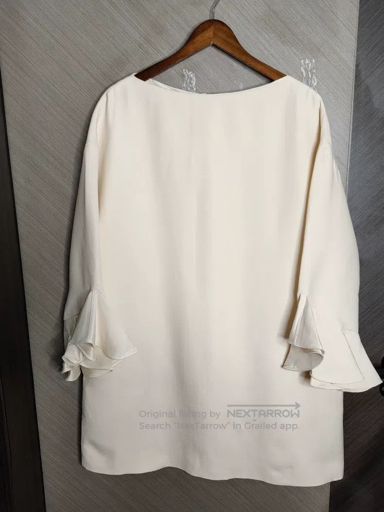 Valentino Valentino White flared sleeve dress Size S / US 4 / IT 40 - 1 Thumbnail
