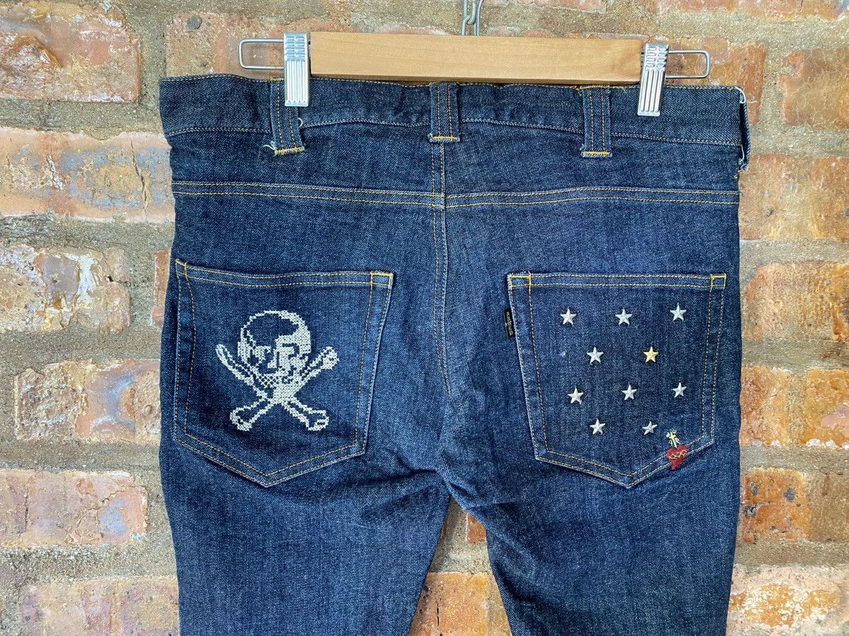 14th Addiction × Japanese Brand × Tornado Mart 2000s ARMED Japan Skull,love , cross and star pants Size US 31 - 12 Thumbnail