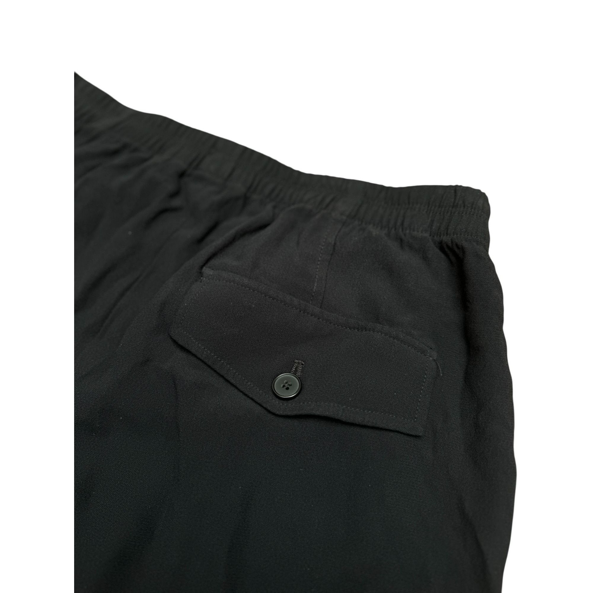 Helmut Lang Black Culotte Pants Size 26" / US 2 / IT 38 - 7 Thumbnail