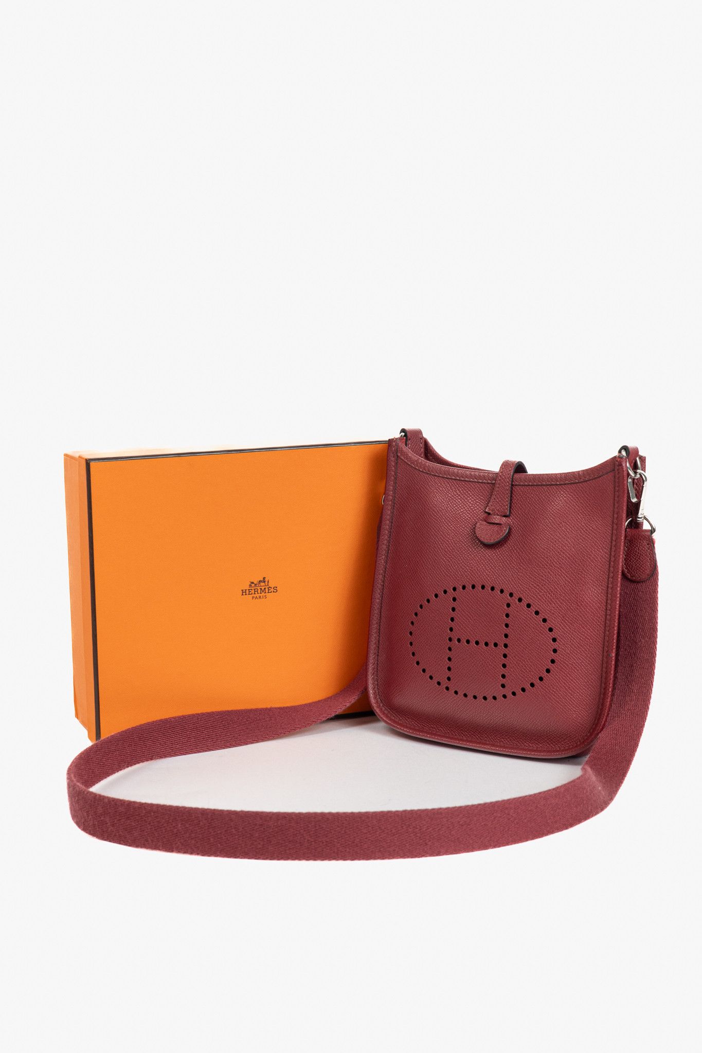 Hermes Hermes Evelyne TPM Taurillon Clemence Leather Shoulder Bag Size ONE SIZE - 15 Thumbnail
