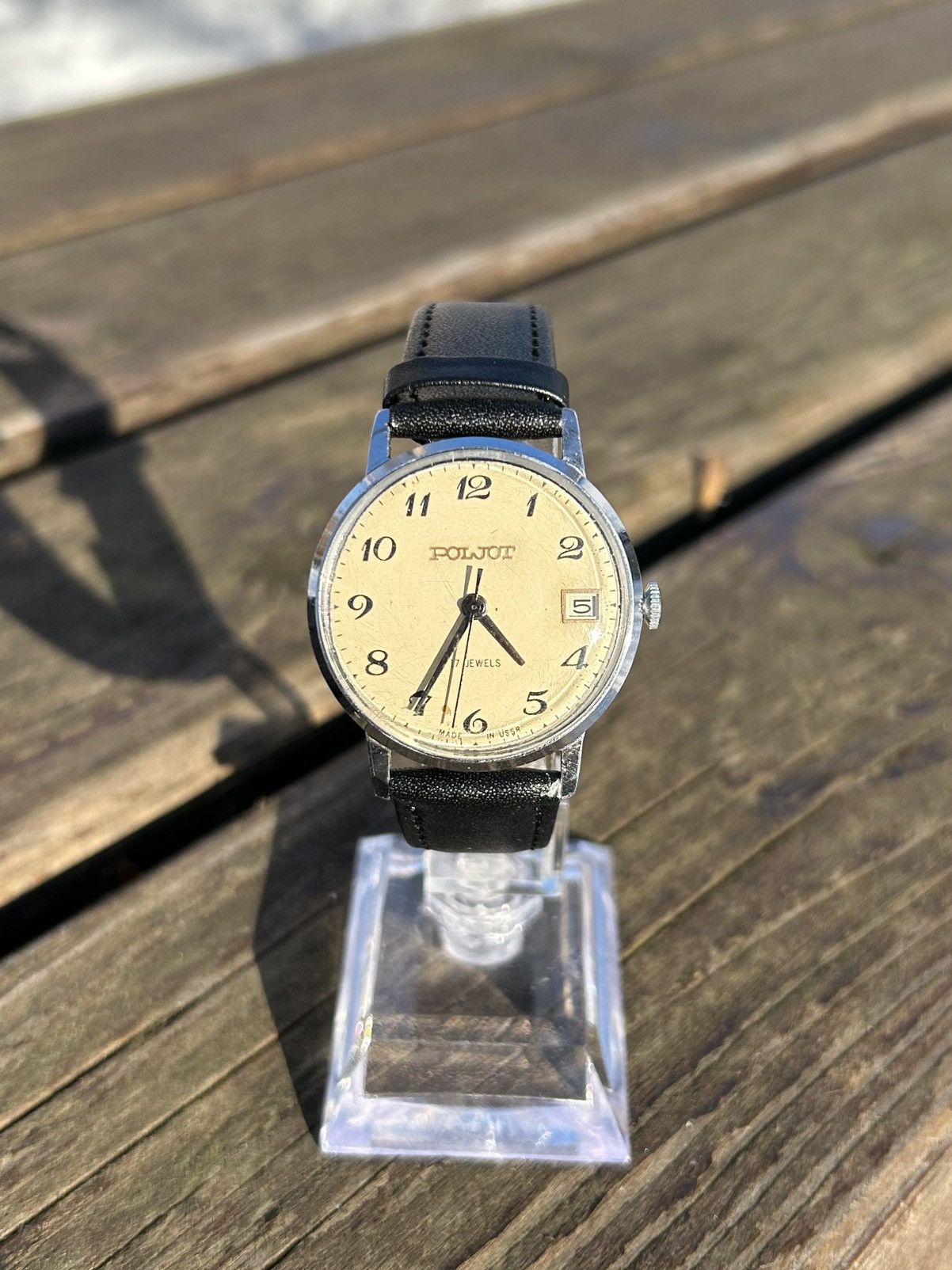 Vintage Vintage Watch Soviet USSR Mechanical Poljot Hand Winding Size ONE SIZE - 8 Thumbnail