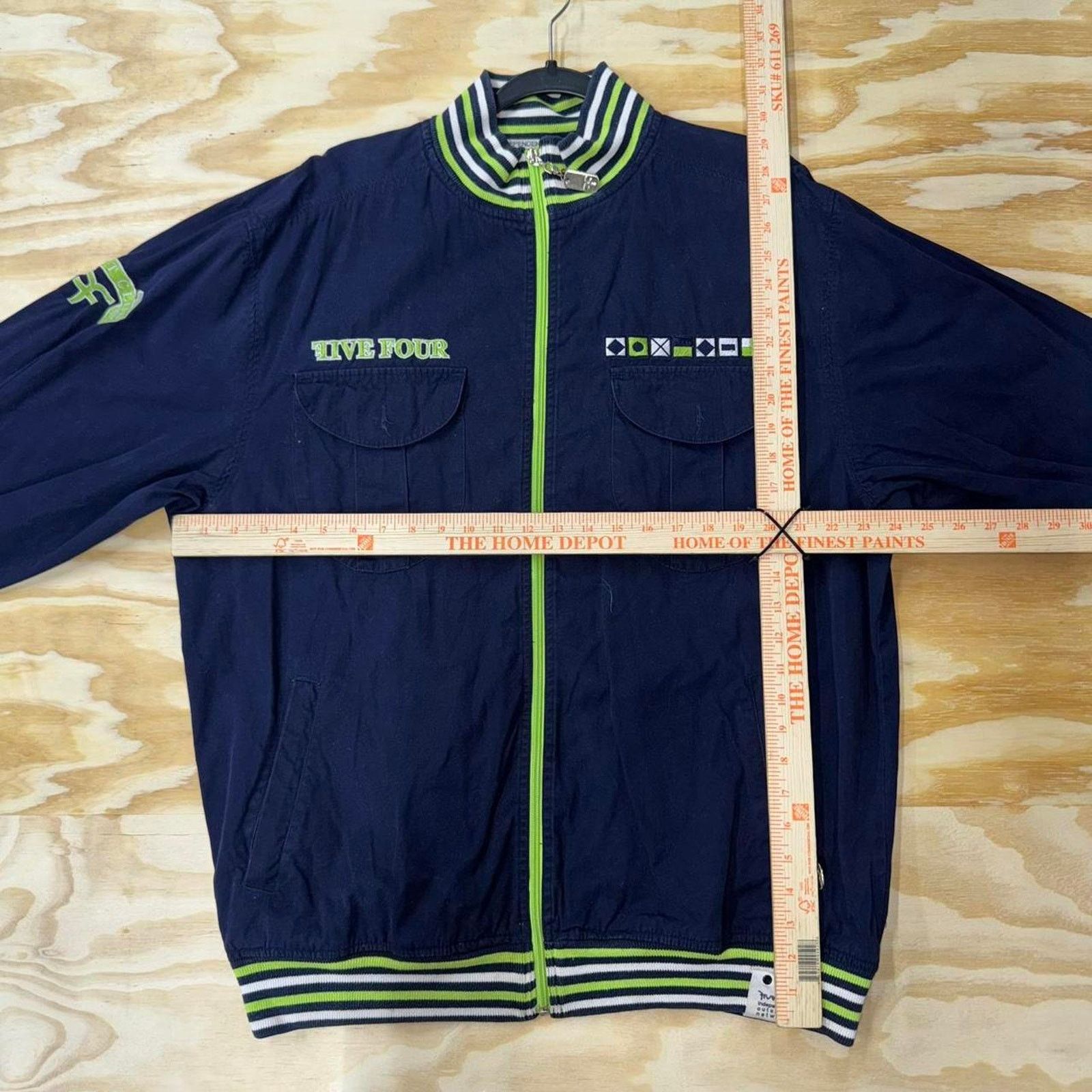 Nautica Vintage y2k five four 2000 nautica embroidered zip up jacket Size US XXL / EU 58 / 5 - 3 Thumbnail