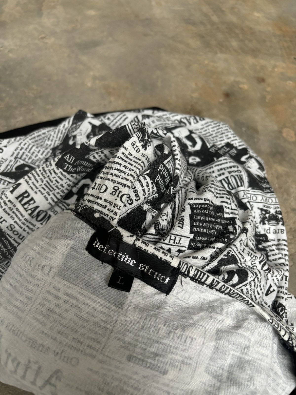 Hysteric Glamour Y2k Double Layer Defectibe Struct Ifsixwasnine Punk Style Size US L / EU 52-54 / 3 - 6 Thumbnail