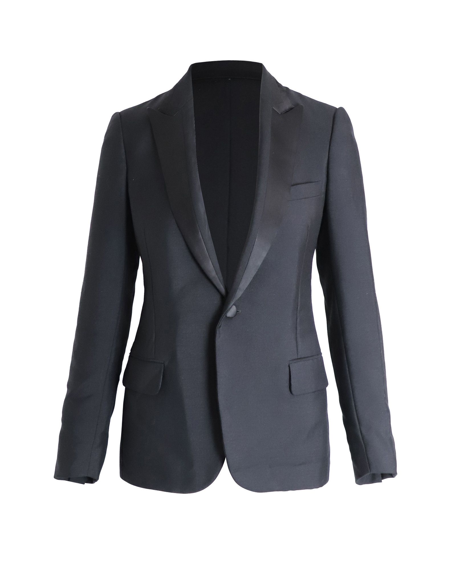 Dior Dior Single-Breasted Blazer in Black Wool Size M / US 6-8 / IT 42-44 - 1 Thumbnail