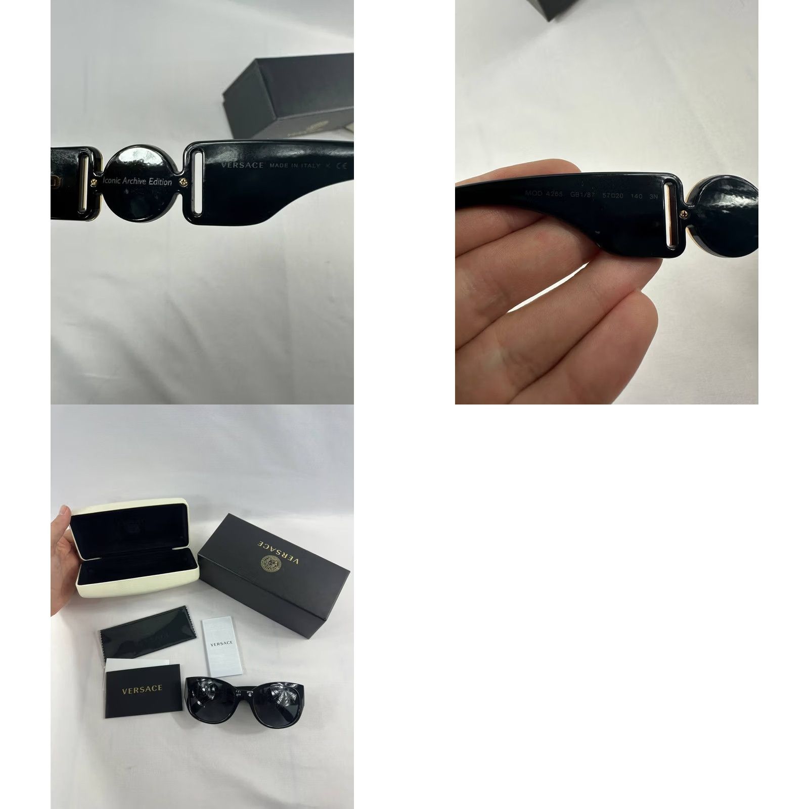 Versace Versace MOD 4265 Sunglasses Medusa Iconic Archive Edition with Case Men Size ONE SIZE - 8 Thumbnail
