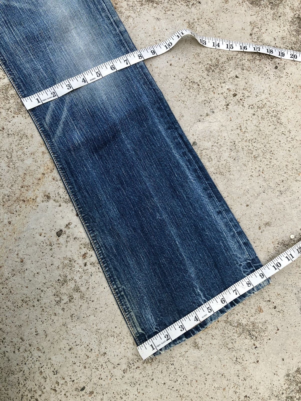 Edwin FLARED WASHED BLUE DENIM BY EDWIN JAPAN Size US 30 / EU 46 - 7 Thumbnail
