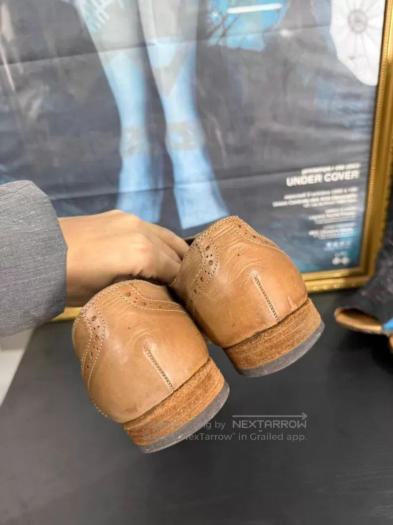 Maison MIHARA YASUHIRO Maison MIHARA YASUHIRO Carved Railing Leather Shoes Size US 6 / EU 39 - 6 Thumbnail