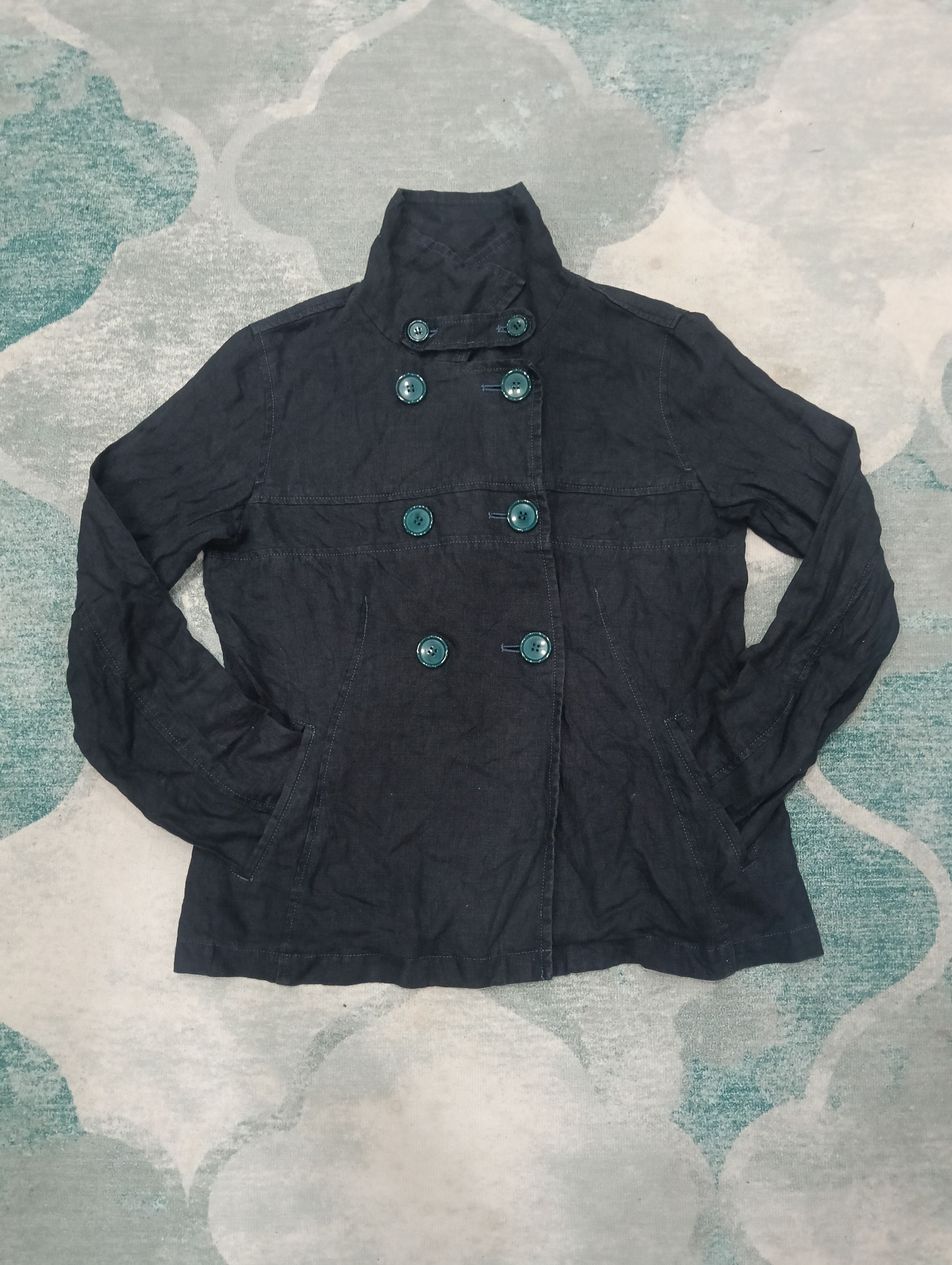 Japanese Brand × Vintage Fou Forget Linen Jacket Japanese Brand Size S / US 4 / IT 40 - 1 Thumbnail
