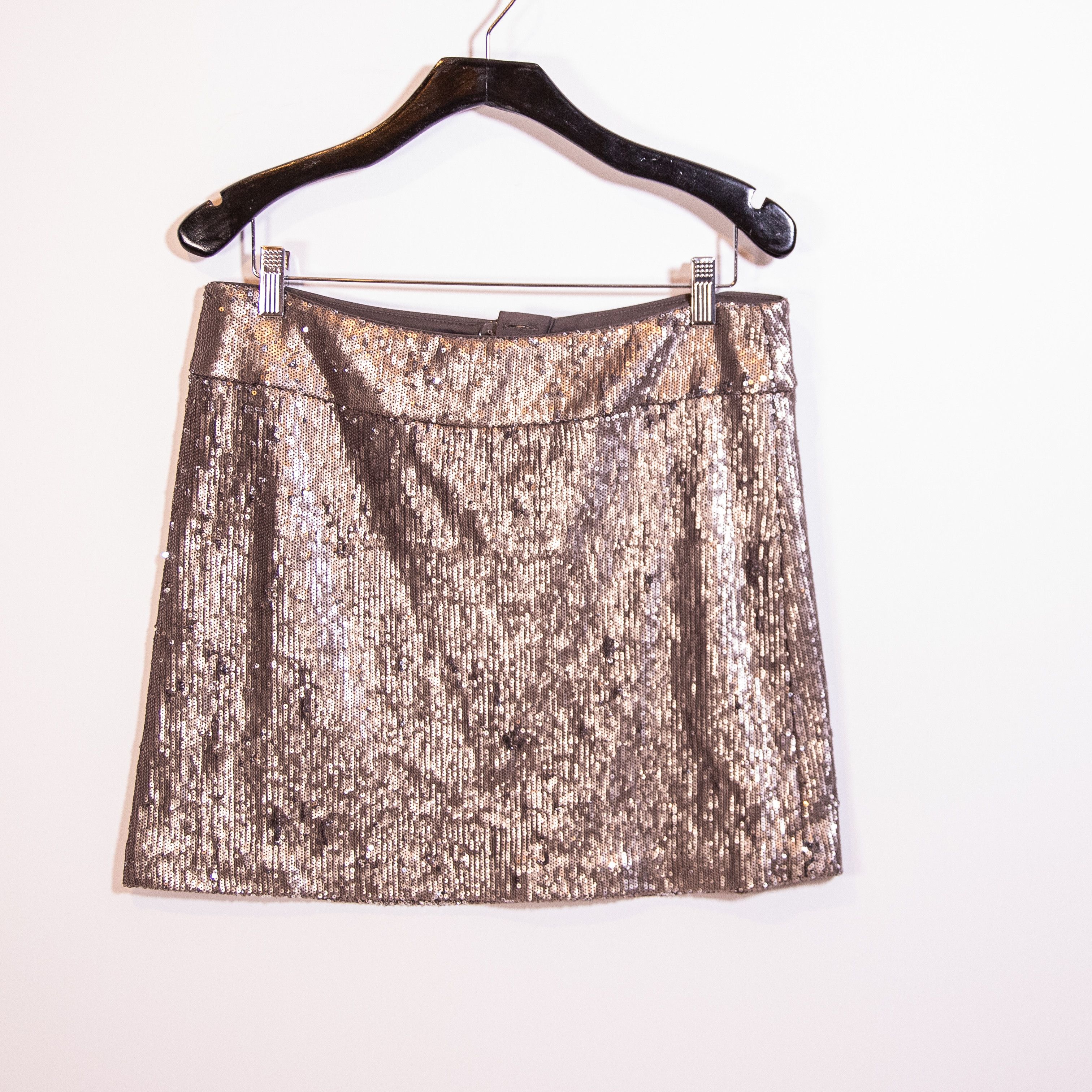Halston Heritage Halston Heritage Silver Sequin Sparkle Size 30" / US 8 / IT 44 - 1 Thumbnail