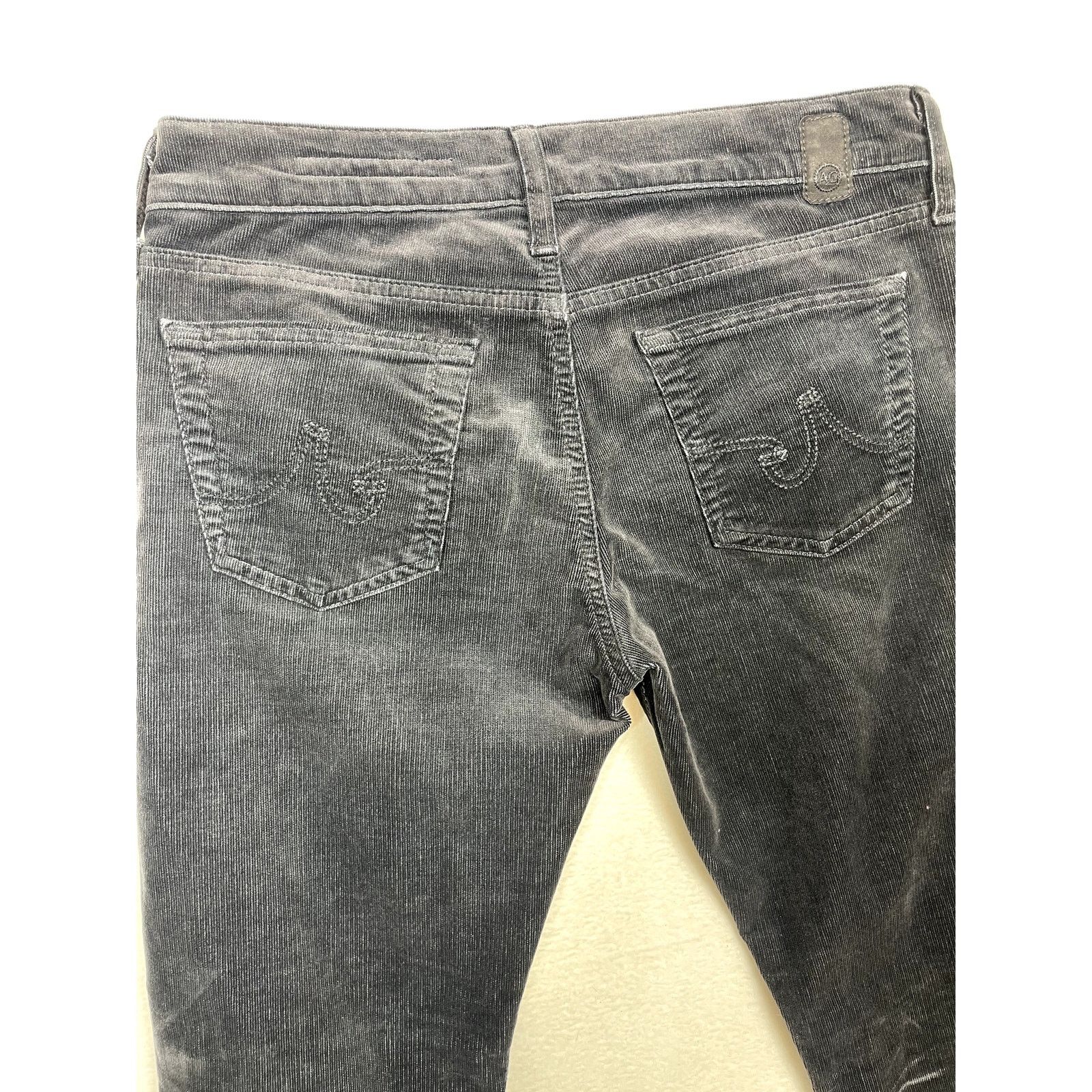 Other Adriano Goldschmied Women’s Size 29R Black Corduroy Jeans Size 29" - 9 Thumbnail