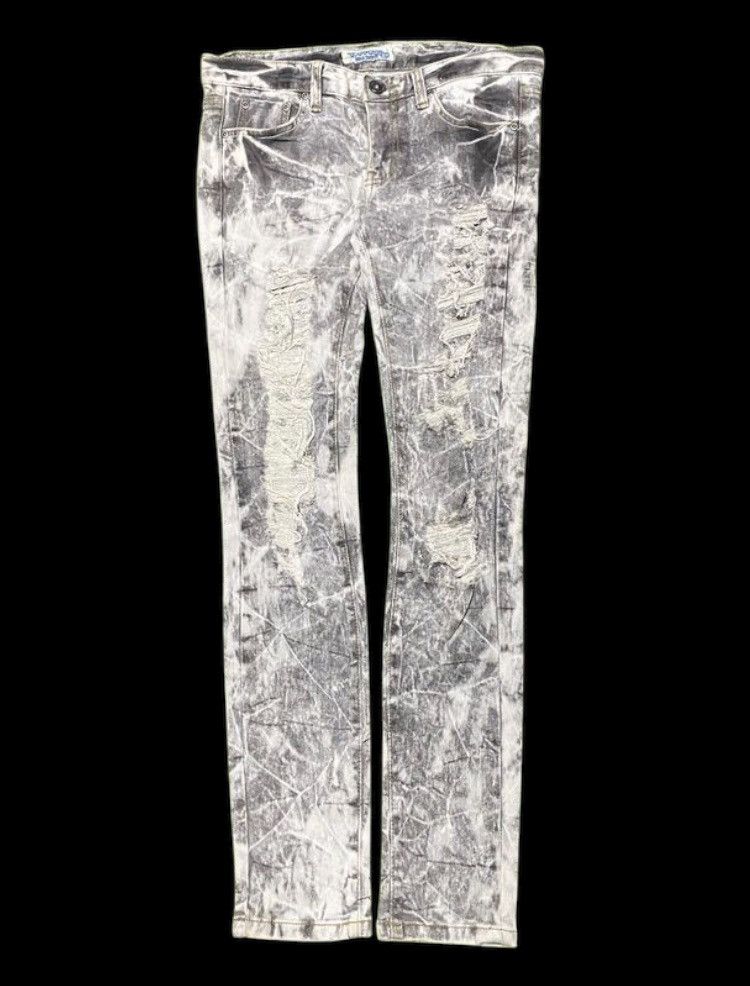 If Six Was Nine × Japanese Brand × Le Grande Bleu (L.G.B.) 🖤Acid Wash Jeans ~ W.Cocoro Skinny Fit🖤 Size US 31 - 1 Thumbnail