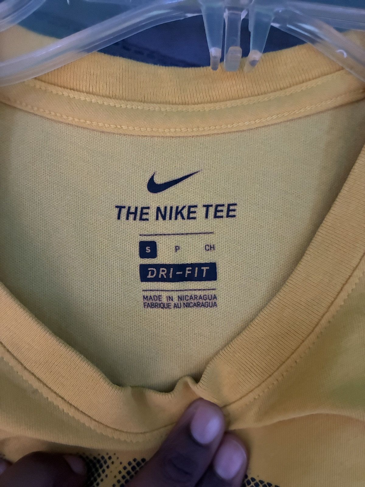 Nike Yellow Nike dri-fit t-shirt Size S / US 4 / IT 40 - 2 Thumbnail