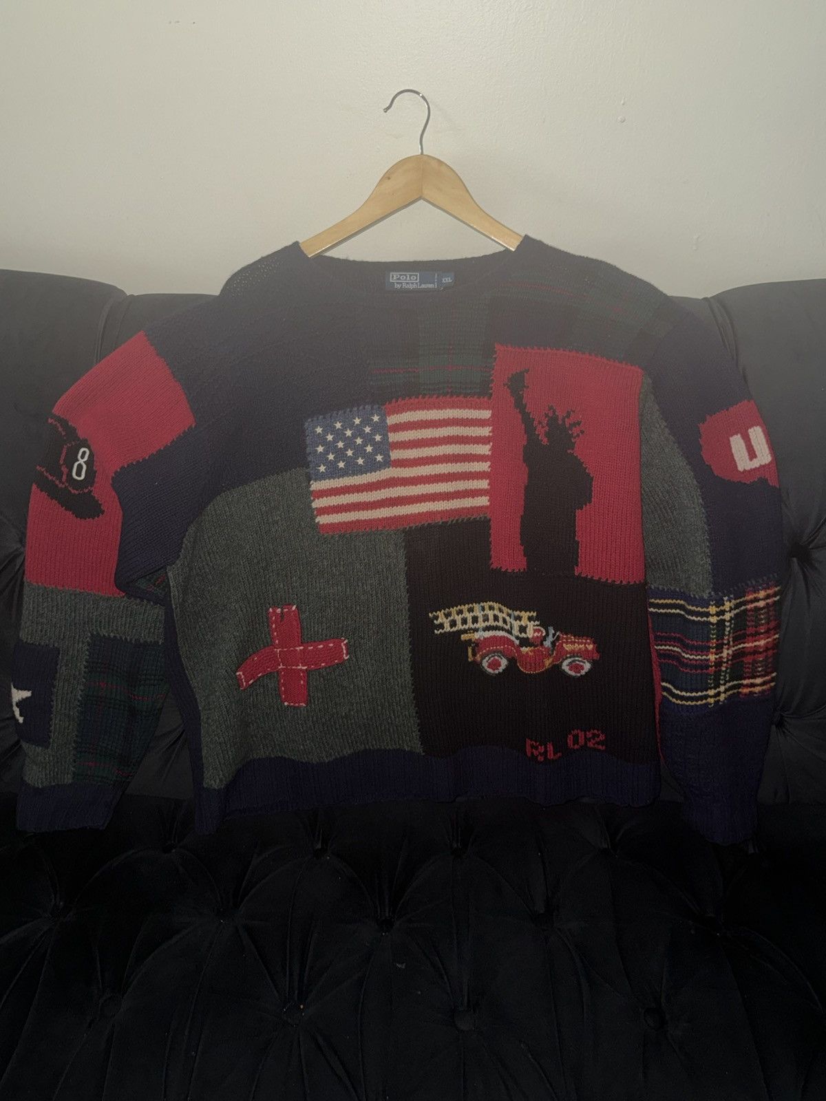 Rage Vintage 2002 Polo Ralph Lauren 9/11 Tribute Sweater