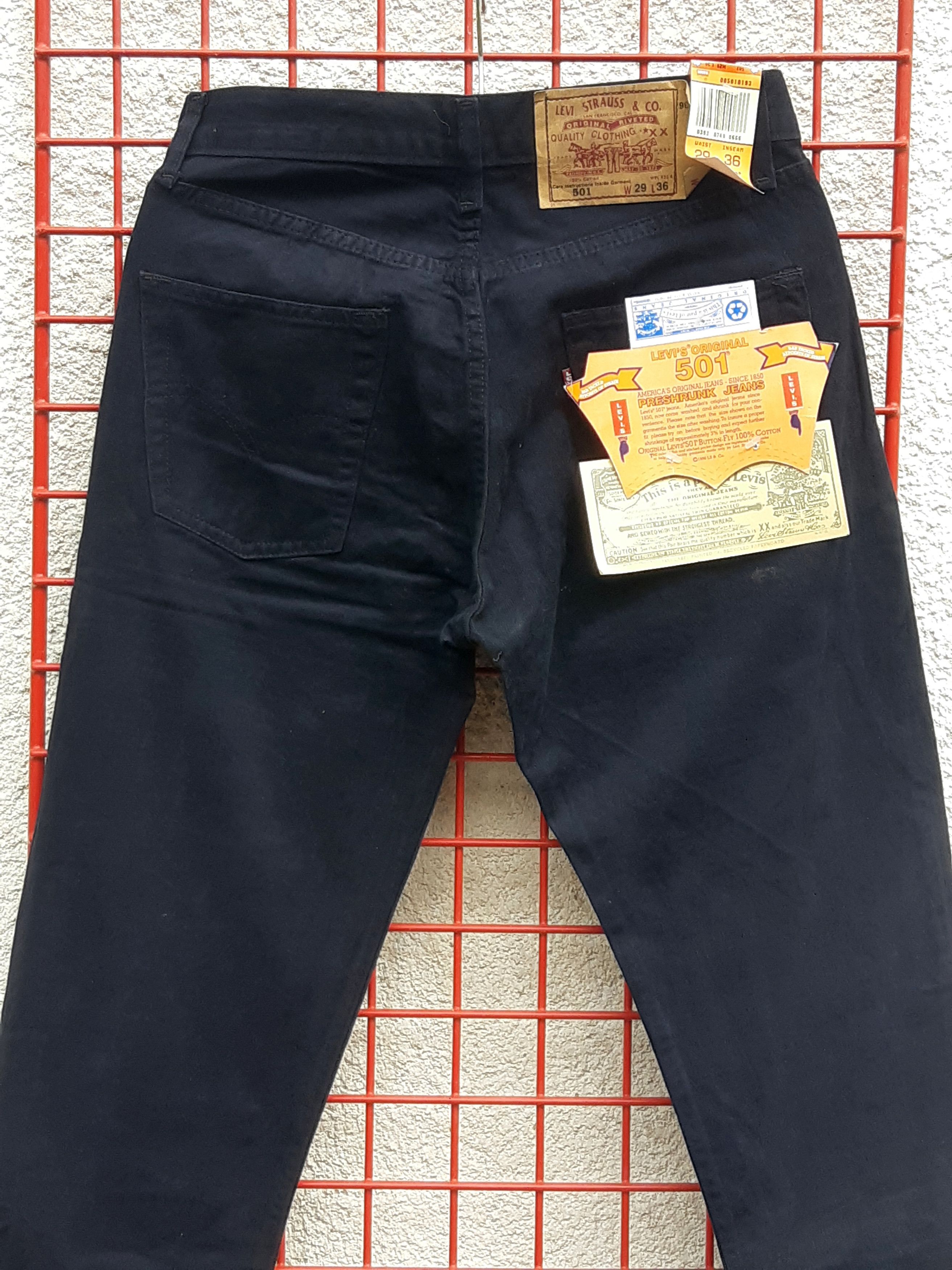 Levi's Vintage 90s LEVIS 501 Jeans USA size W29 L36 NWT Size 29" - 3 Thumbnail